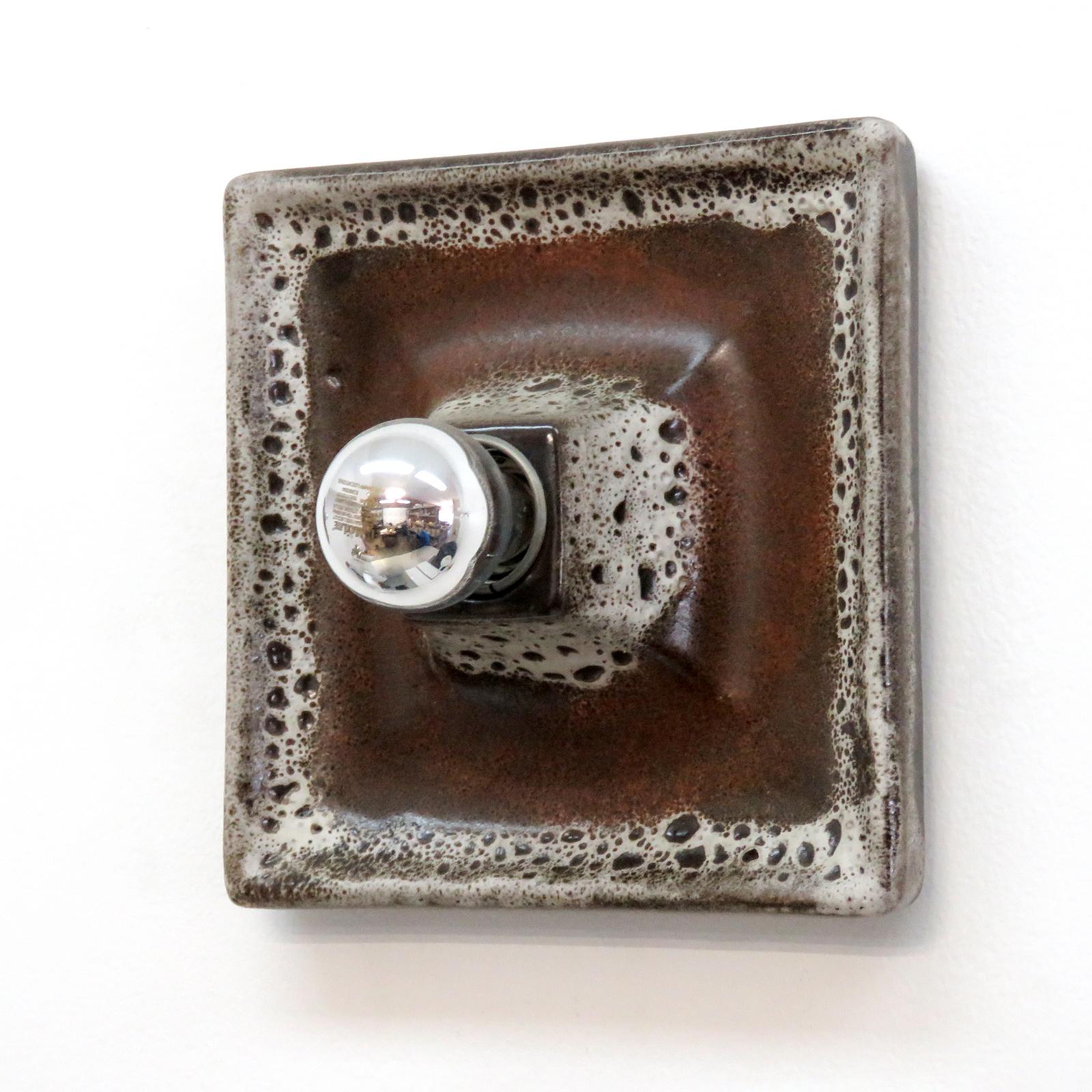Mid-Century Modern German Ceramic Wall Lights, 1960 For Sale