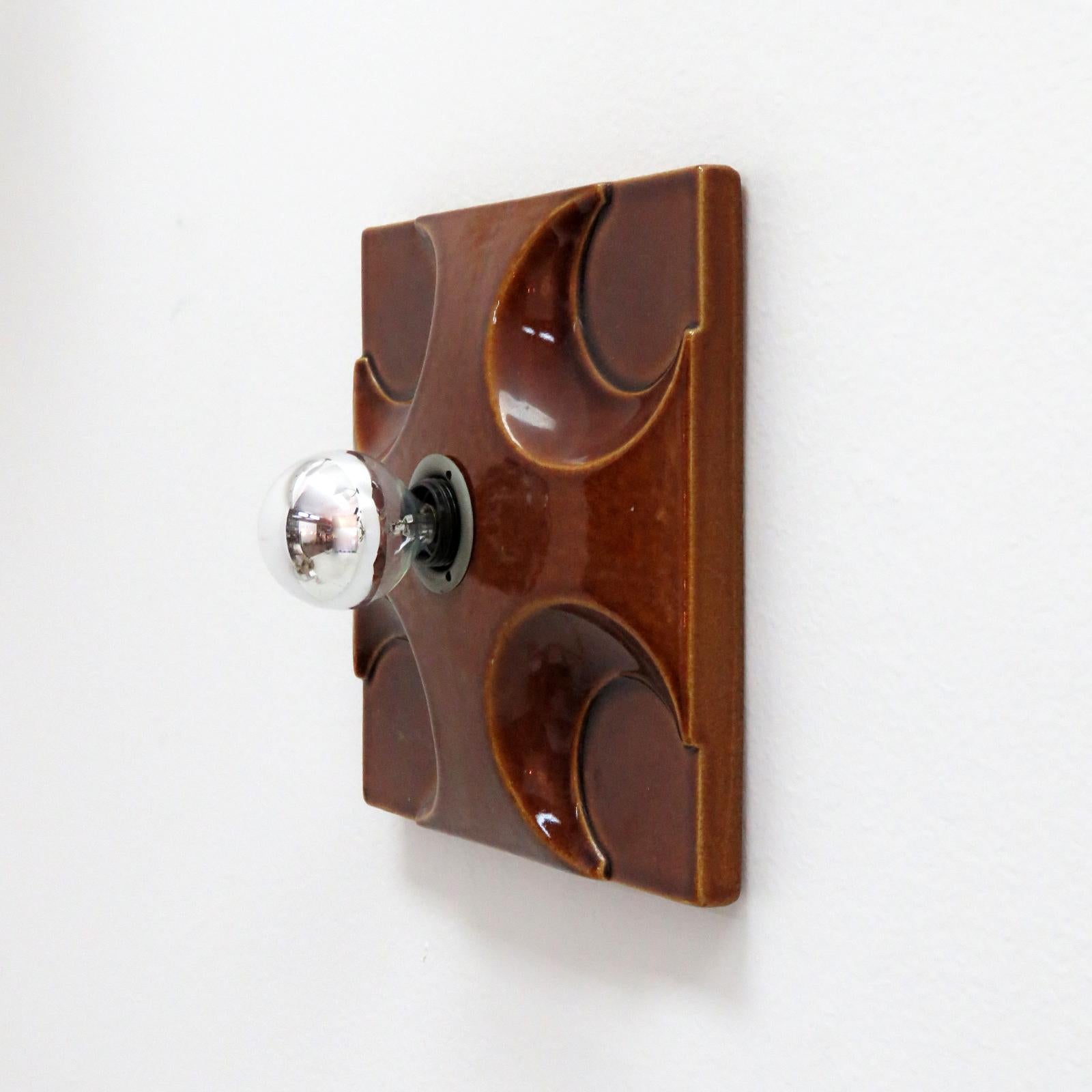 Mid-Century Modern German Ceramic Wall Lights, 1960