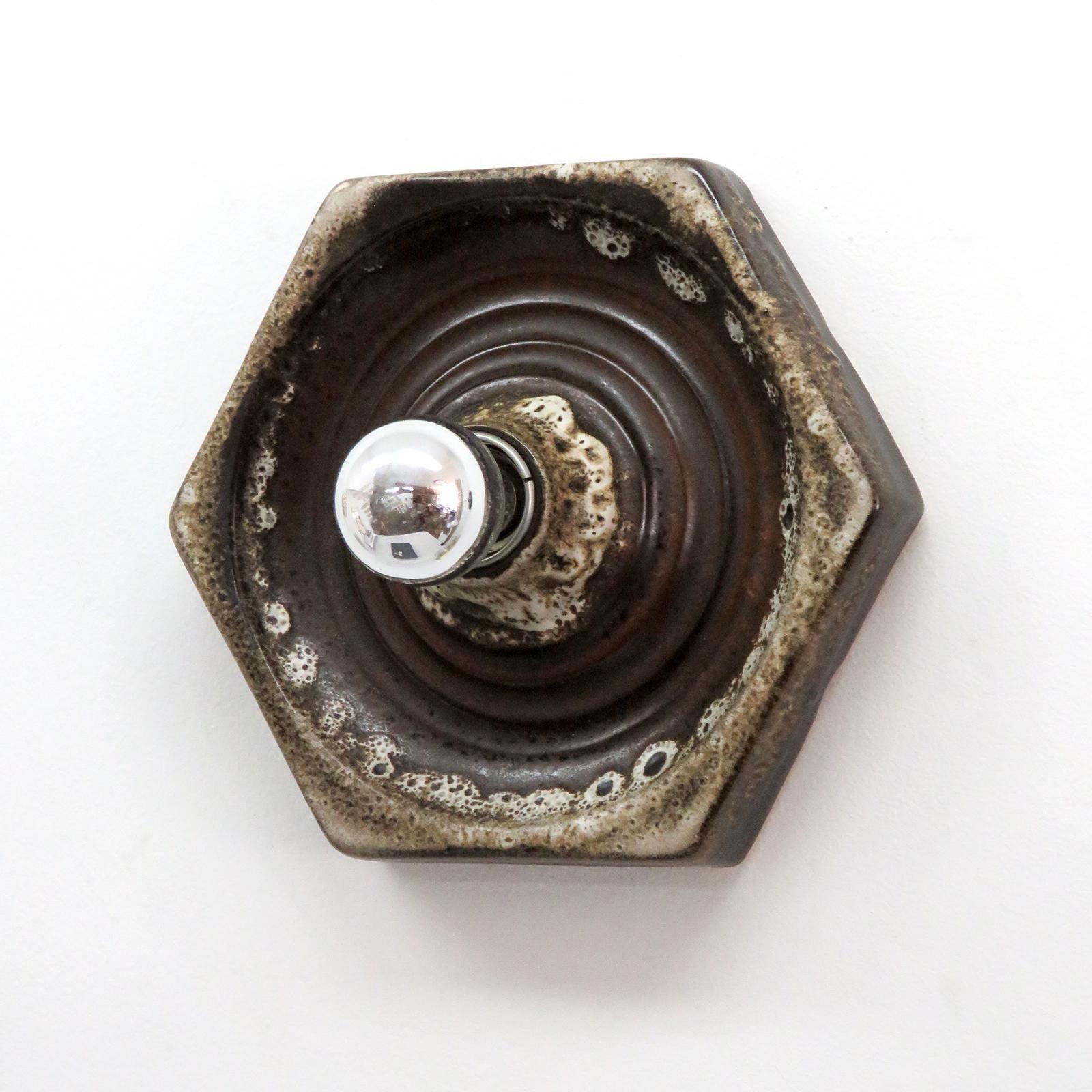 Apliques de cerámica alemana, 1960 Moderno de mediados de siglo en venta