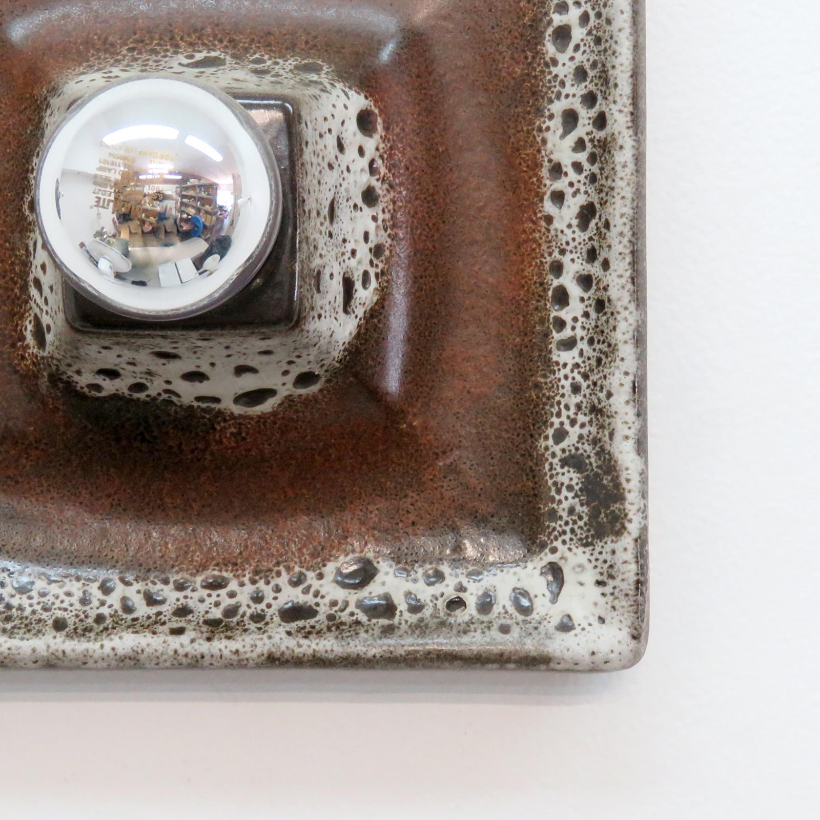 Mid-20th Century German Ceramic Wall Lights, 1960 For Sale