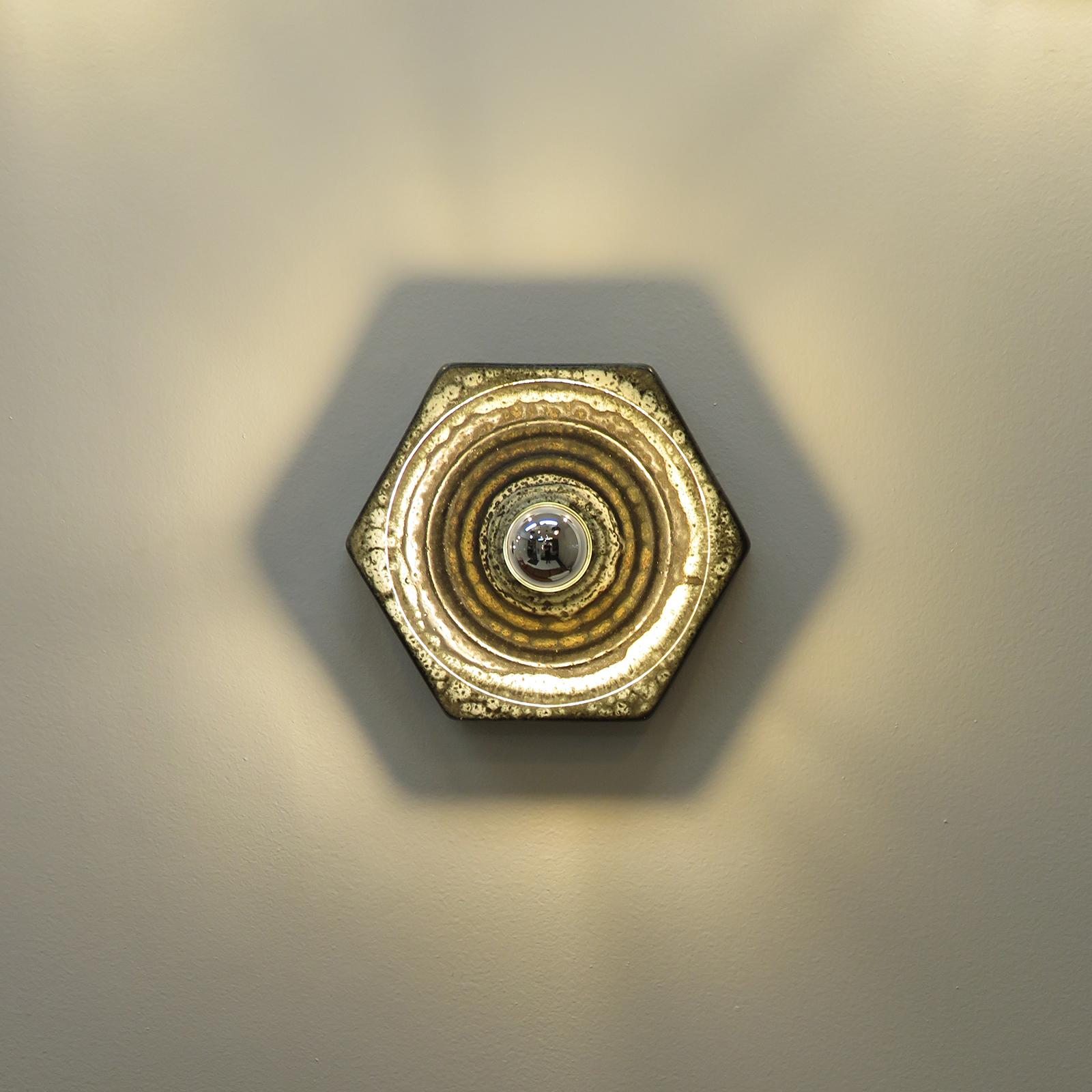 German Ceramic Wall Lights, 1960 For Sale 2