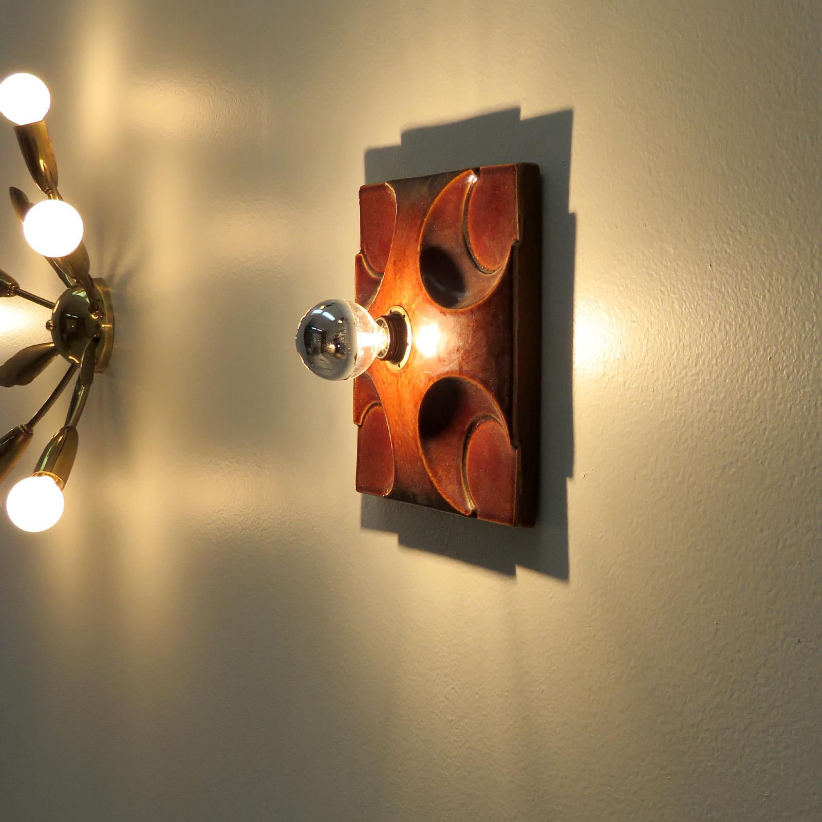 German Ceramic Wall Lights, 1960 3