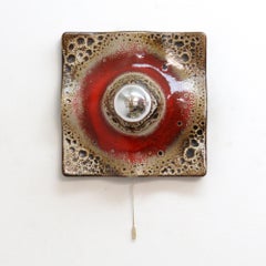 German Ceramic Wall Lights, 1970