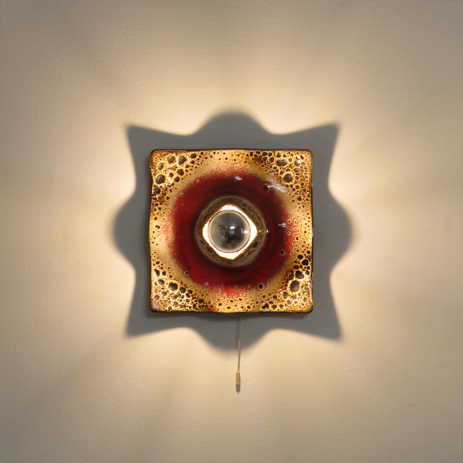 Céramique Lampes murales en céramique allemande, 1970 en vente