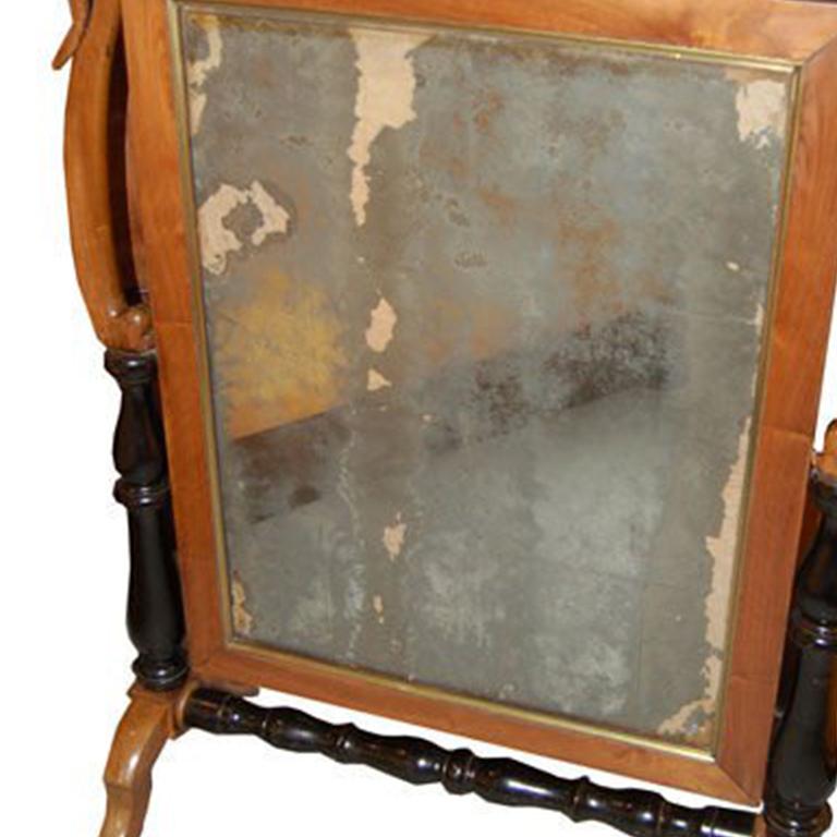 German Cheval Standing Mirror For Sale 1