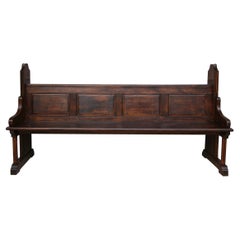 German Church Pews, Benches, Set of 4