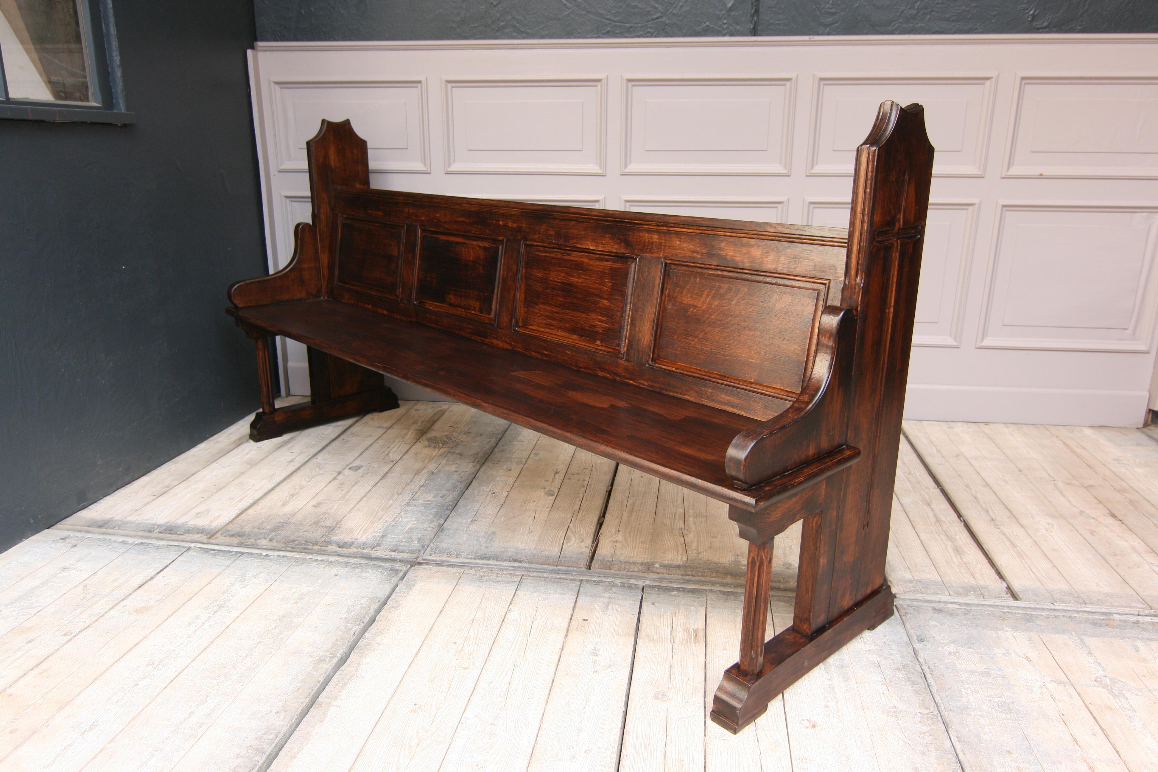 German Church Pews, Set of 15 In Good Condition In Dusseldorf, DE