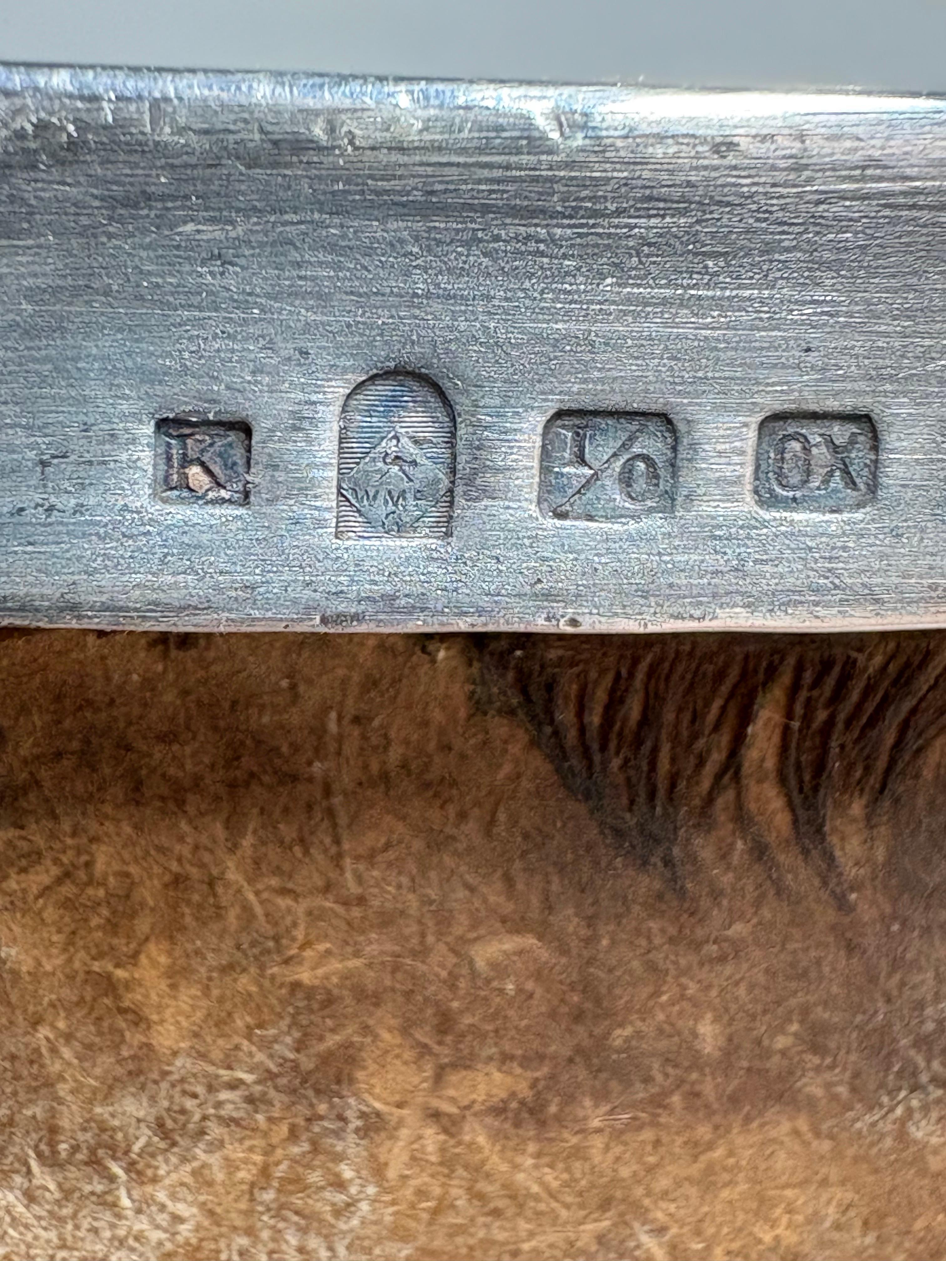 Cercueil en argent plaqué de style néo-classique allemand 