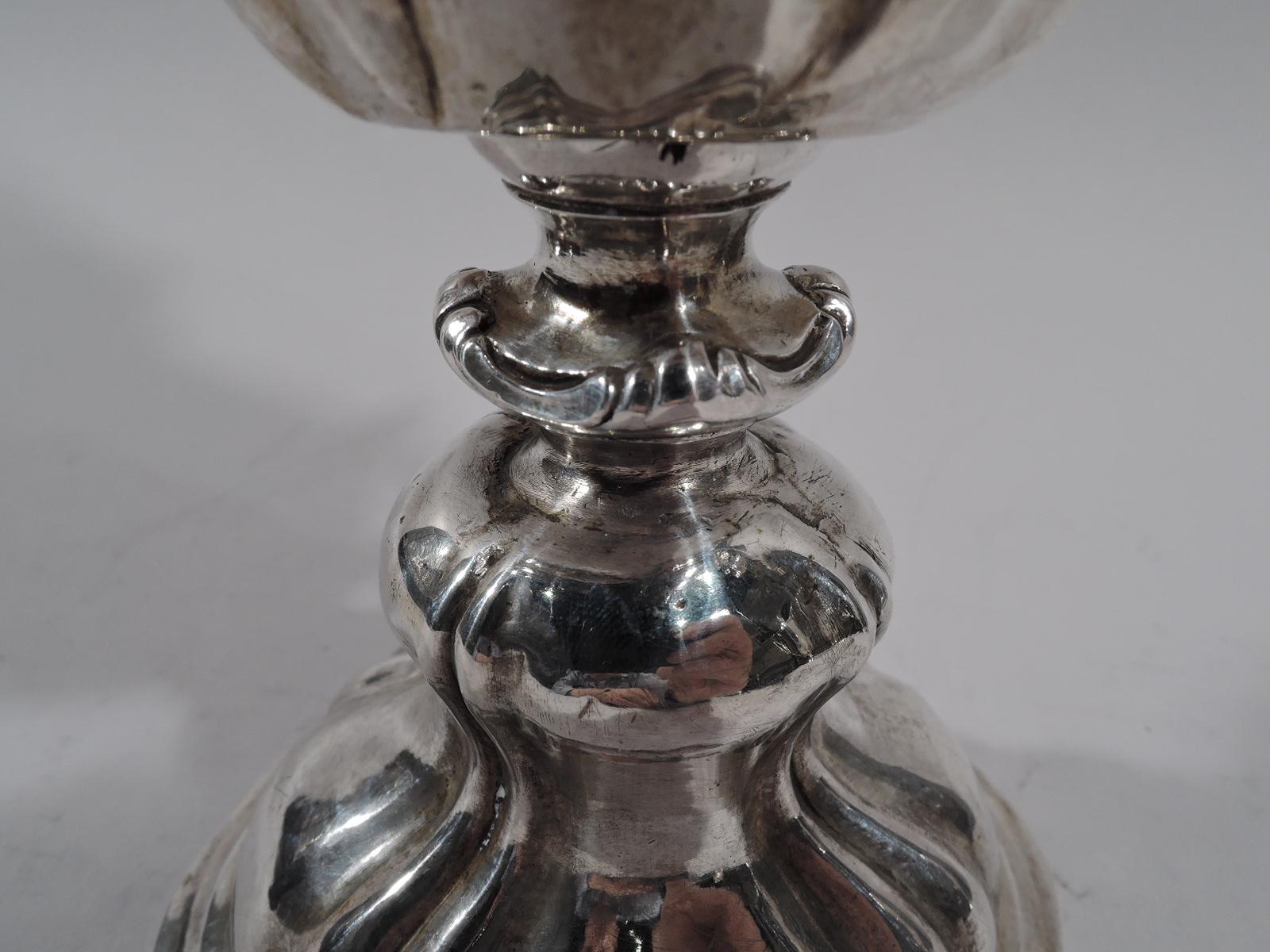 German Classical Silver Ewer with Augsburg Mark 1