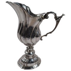 German Classical Silver Ewer with Augsburg Mark