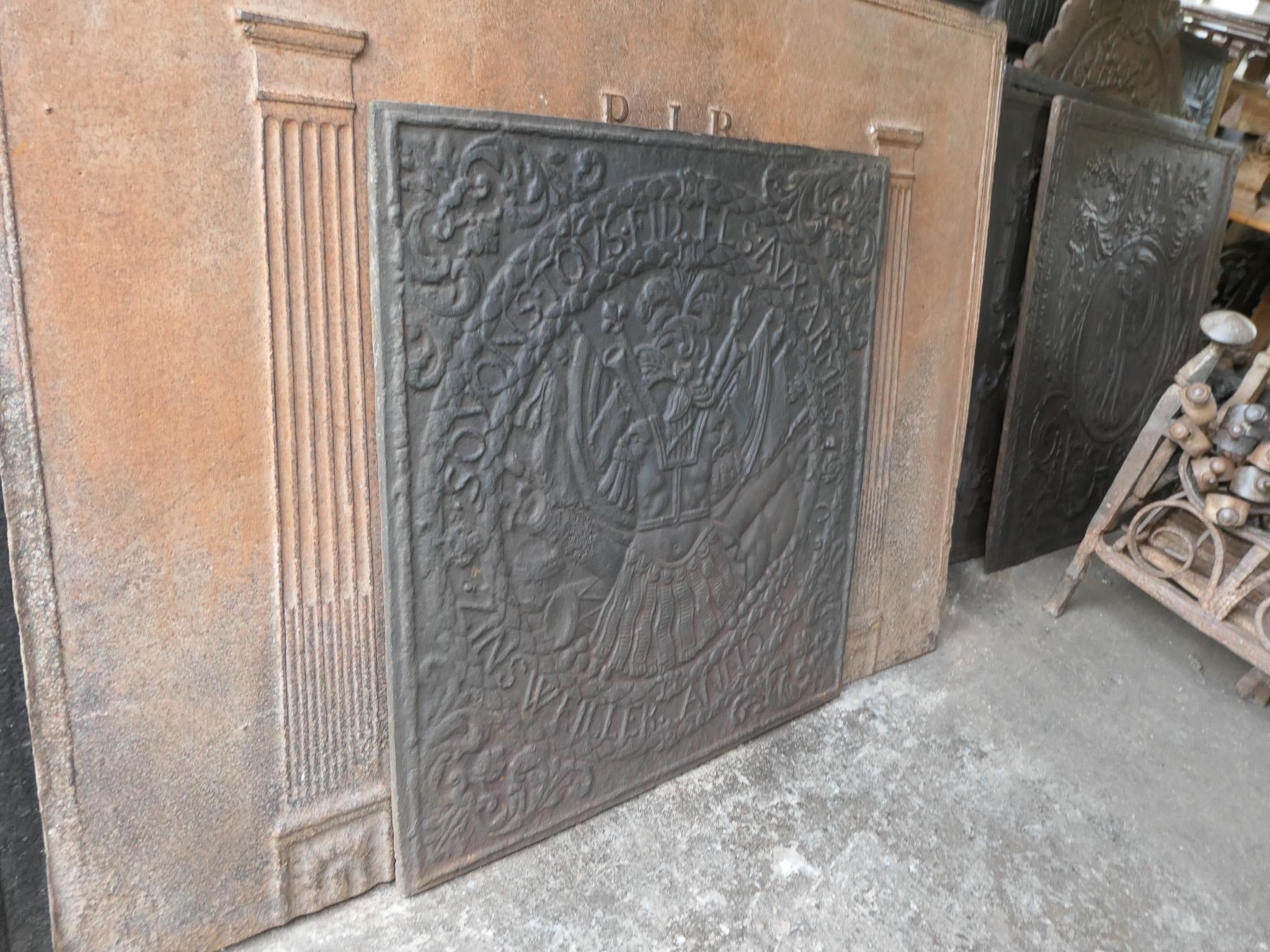 Stemma tedesco per il fuoco / Backsplash. Stile Luigi XIV, XX secolo. in vendita 4