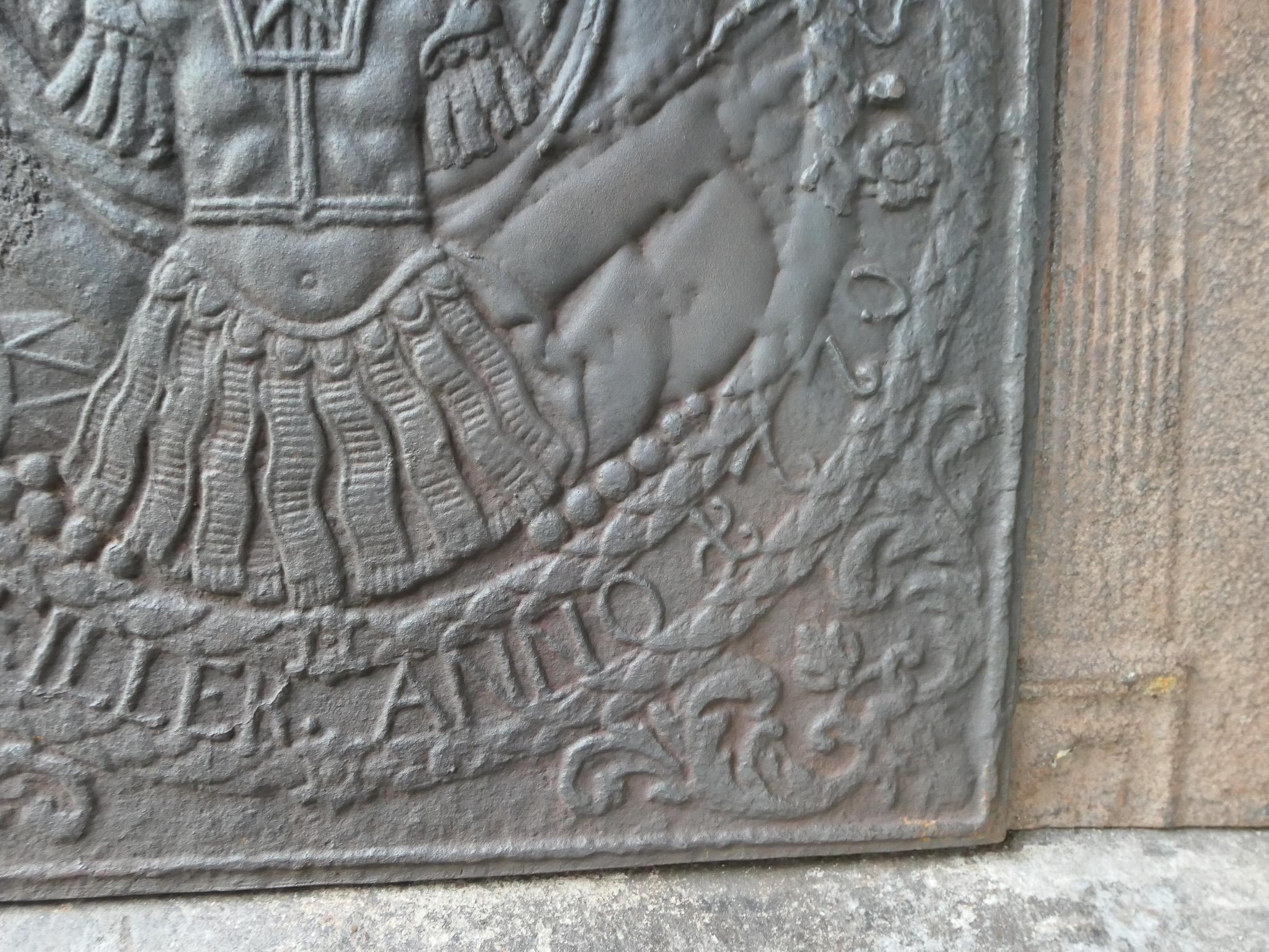 Stemma tedesco per il fuoco / Backsplash. Stile Luigi XIV, XX secolo. in vendita 3