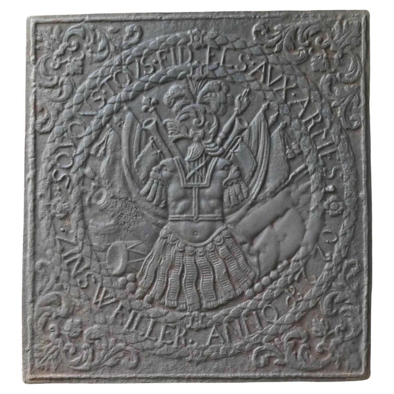 Stemma tedesco per il fuoco / Backsplash. Stile Luigi XIV, XX secolo. in vendita