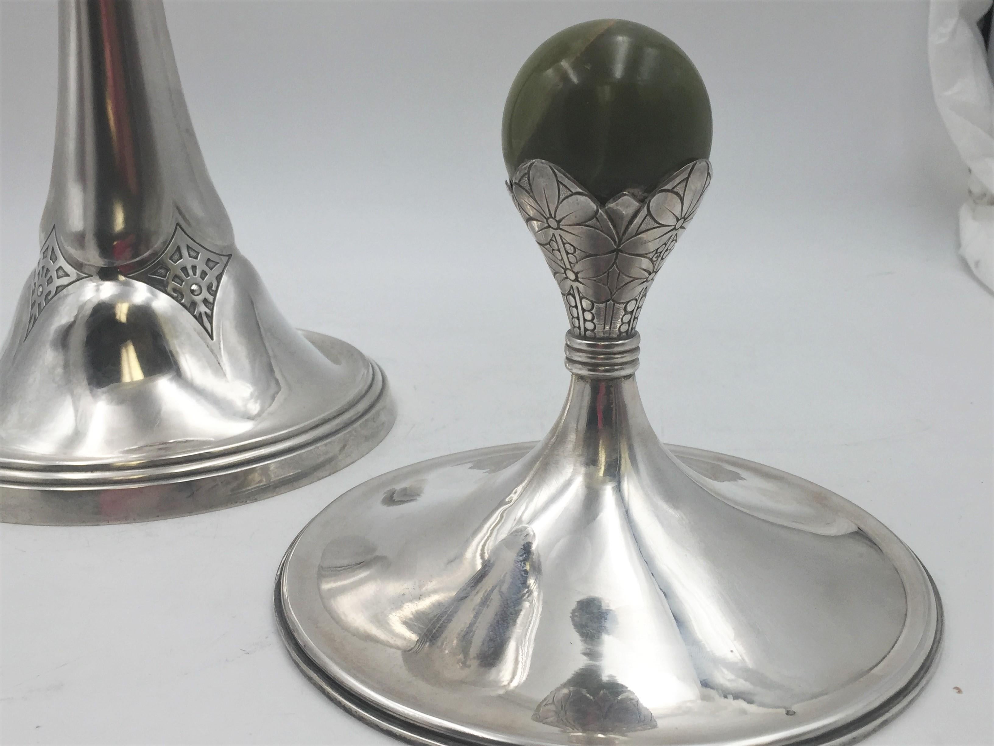 German Continental Silver and Onyx Monumental Trophy in Art Deco Style For Sale 2