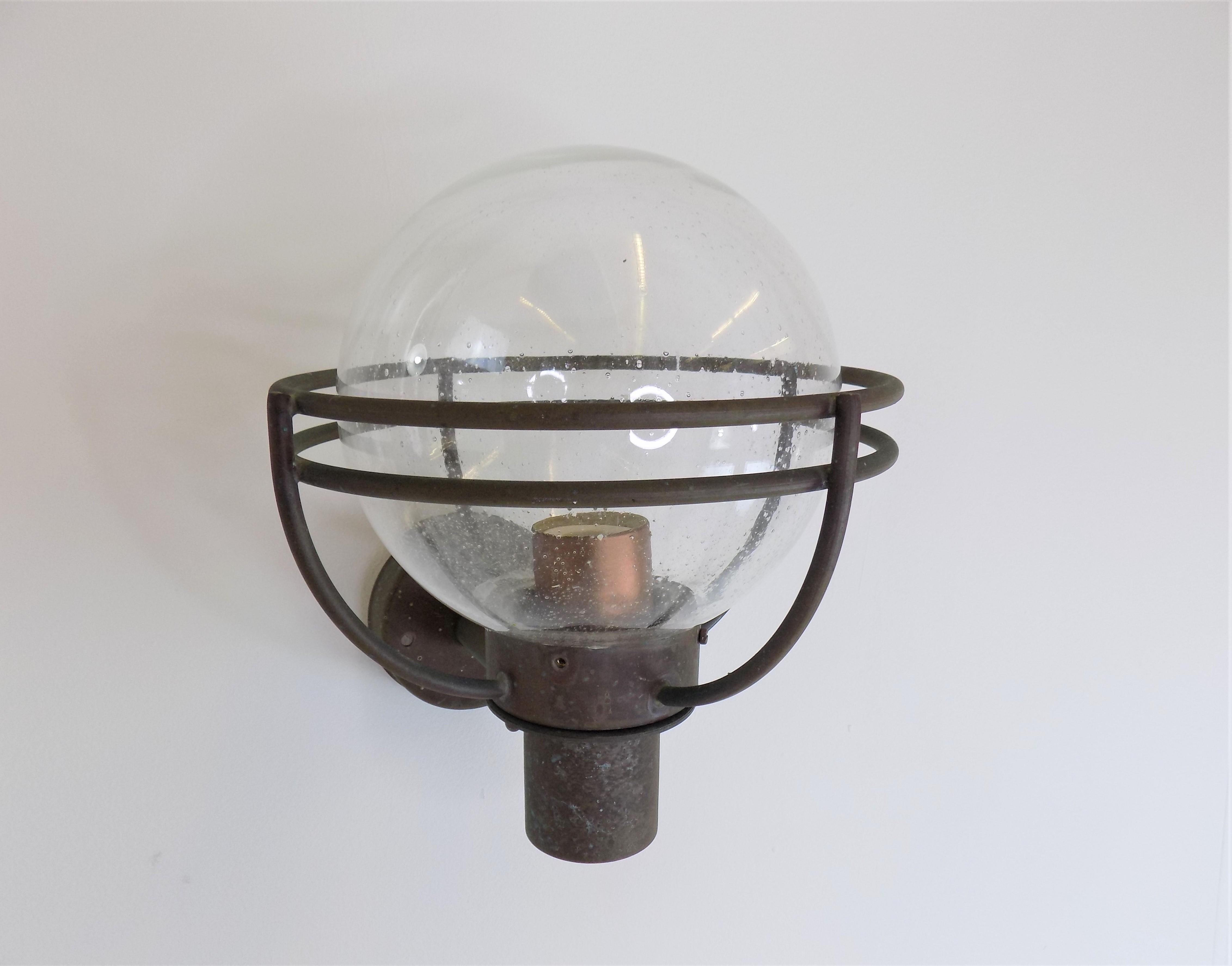 German copper outdoor lamps from Martin Müller, set of 2, 1970s 6