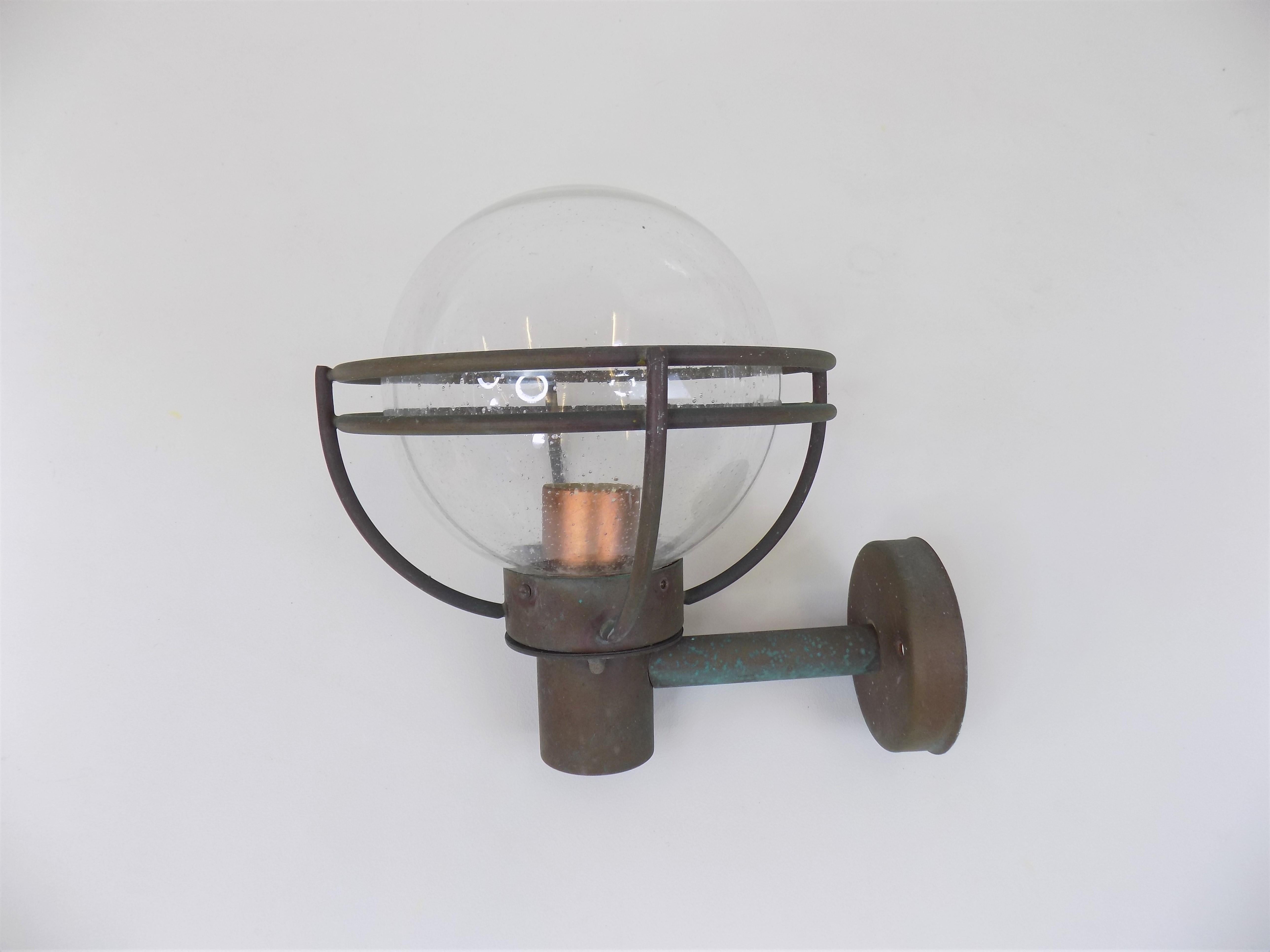 German copper outdoor lamps from Martin Müller, set of 2, 1970s 7