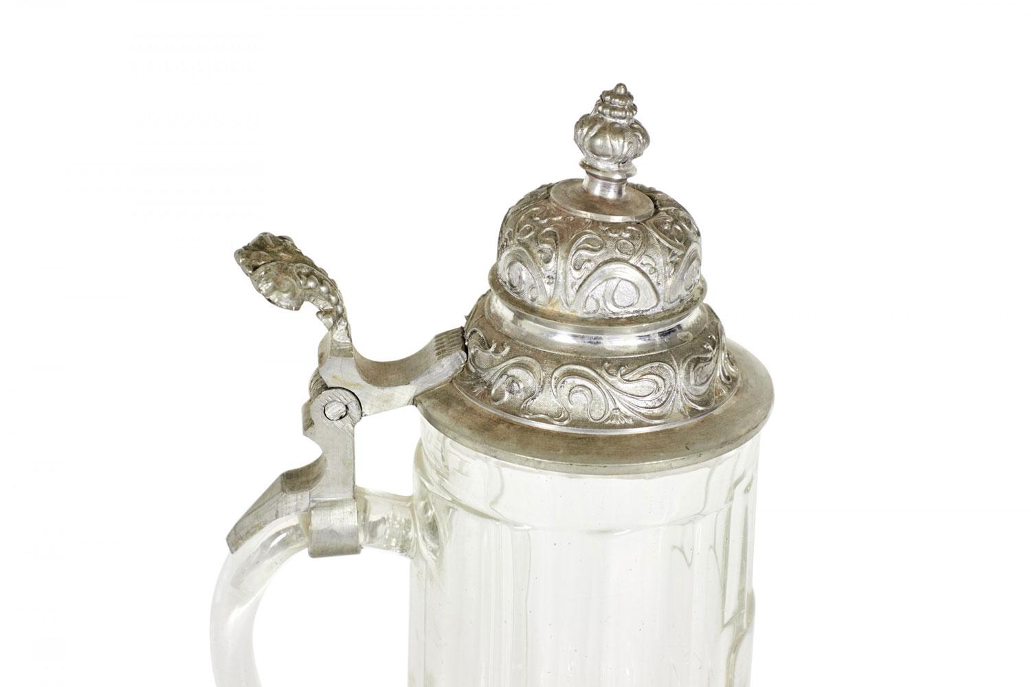 Deutscher Kristall-Bierkrug im Angebot 6