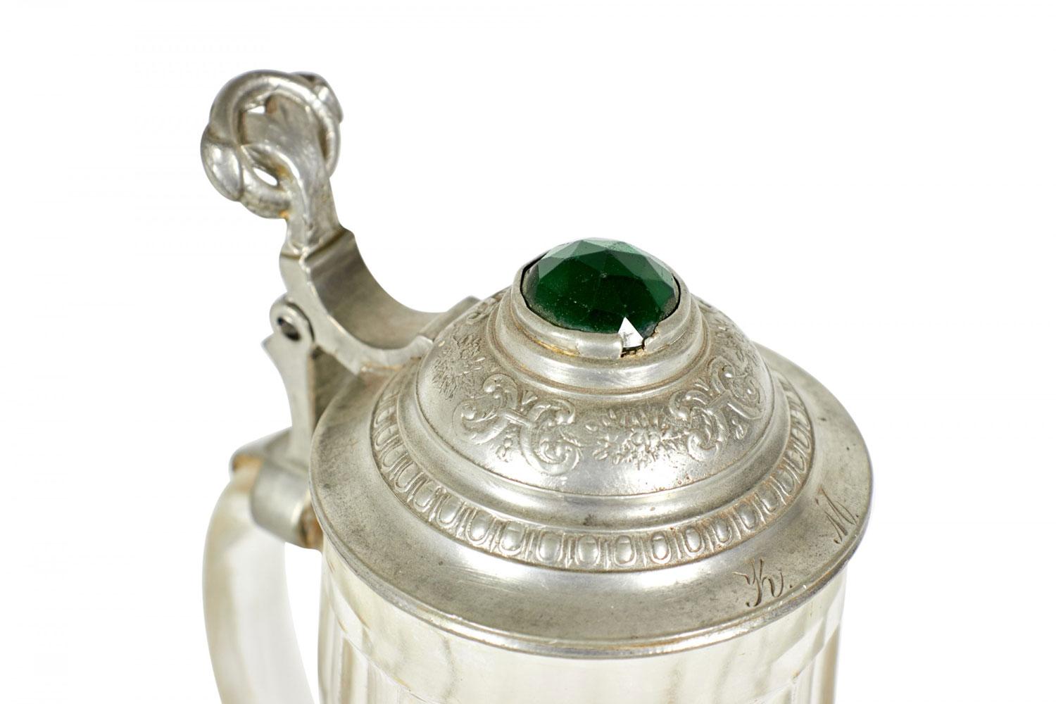 Stein de cerveza alemana de cristal en venta 2