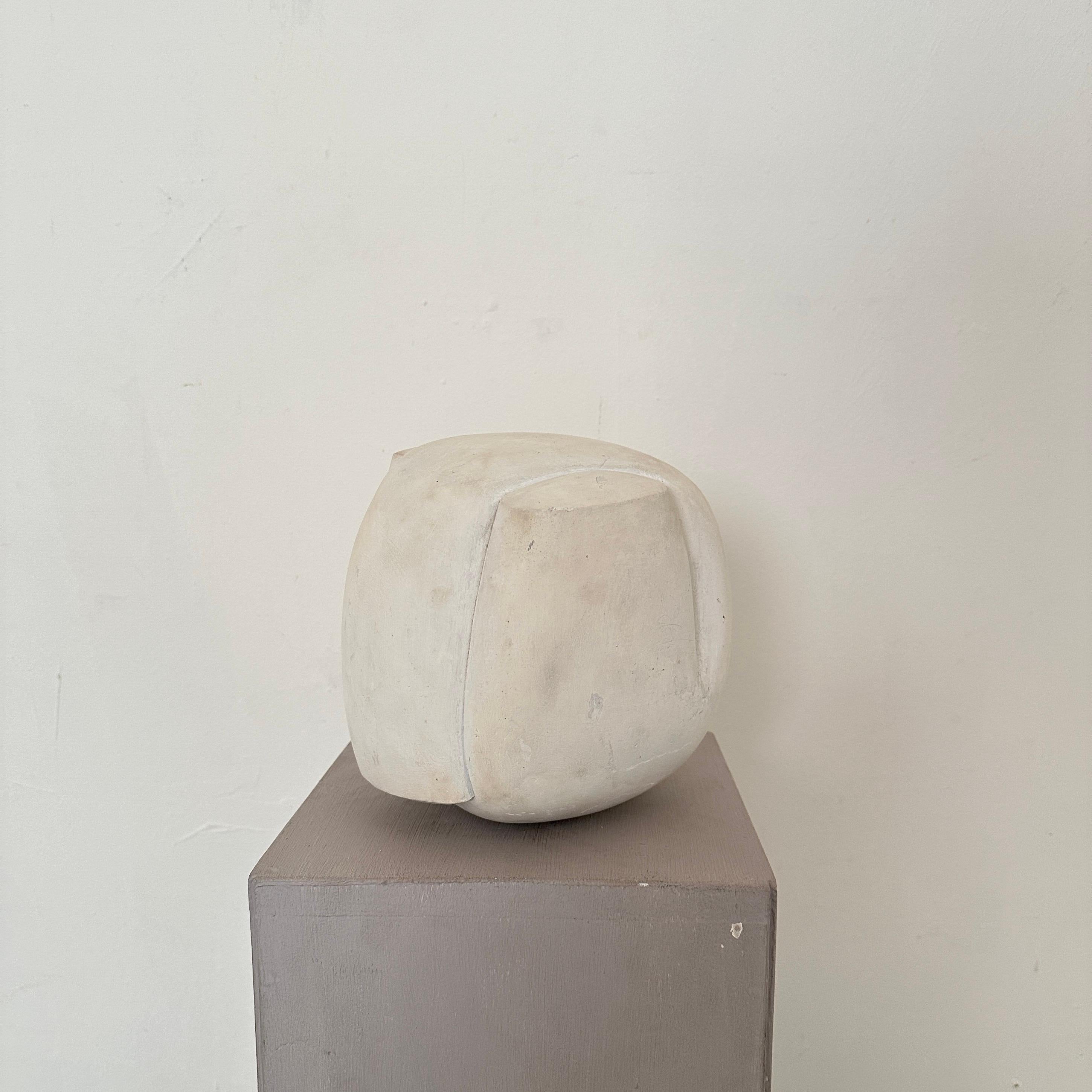Tedesco Scultura cubista tedesca in gesso di Jens Schleede, 1970 circa in vendita