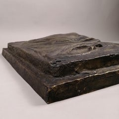 Germán Cueto Tribute To Picasso Bronze Wall Sculpture