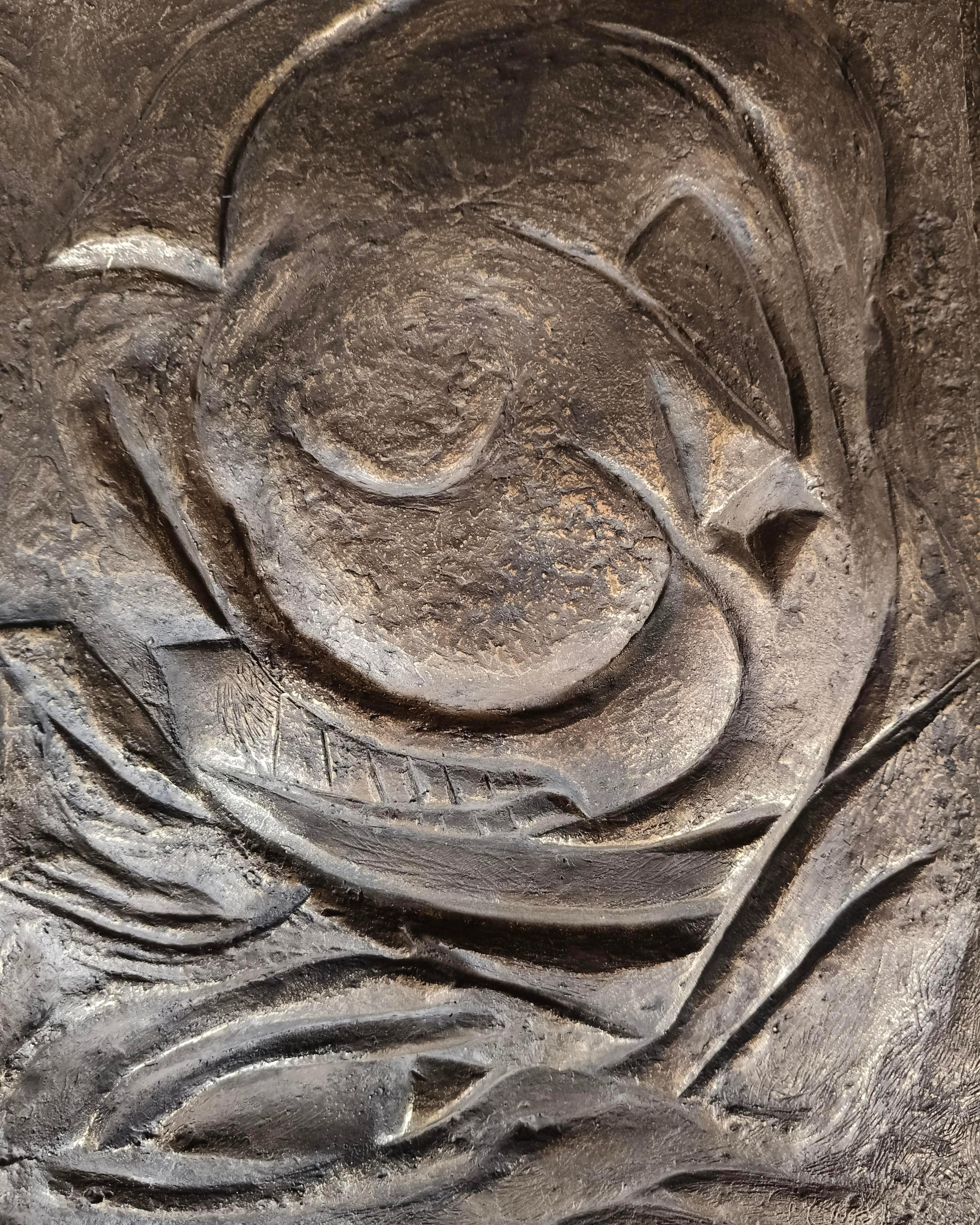 XX secolo Germán Cueto Tributo a Picasso Scultura da parete in bronzo in vendita