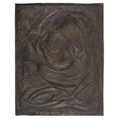 Germán Cueto Tribute To Picasso Bronze Wall Sculpture
