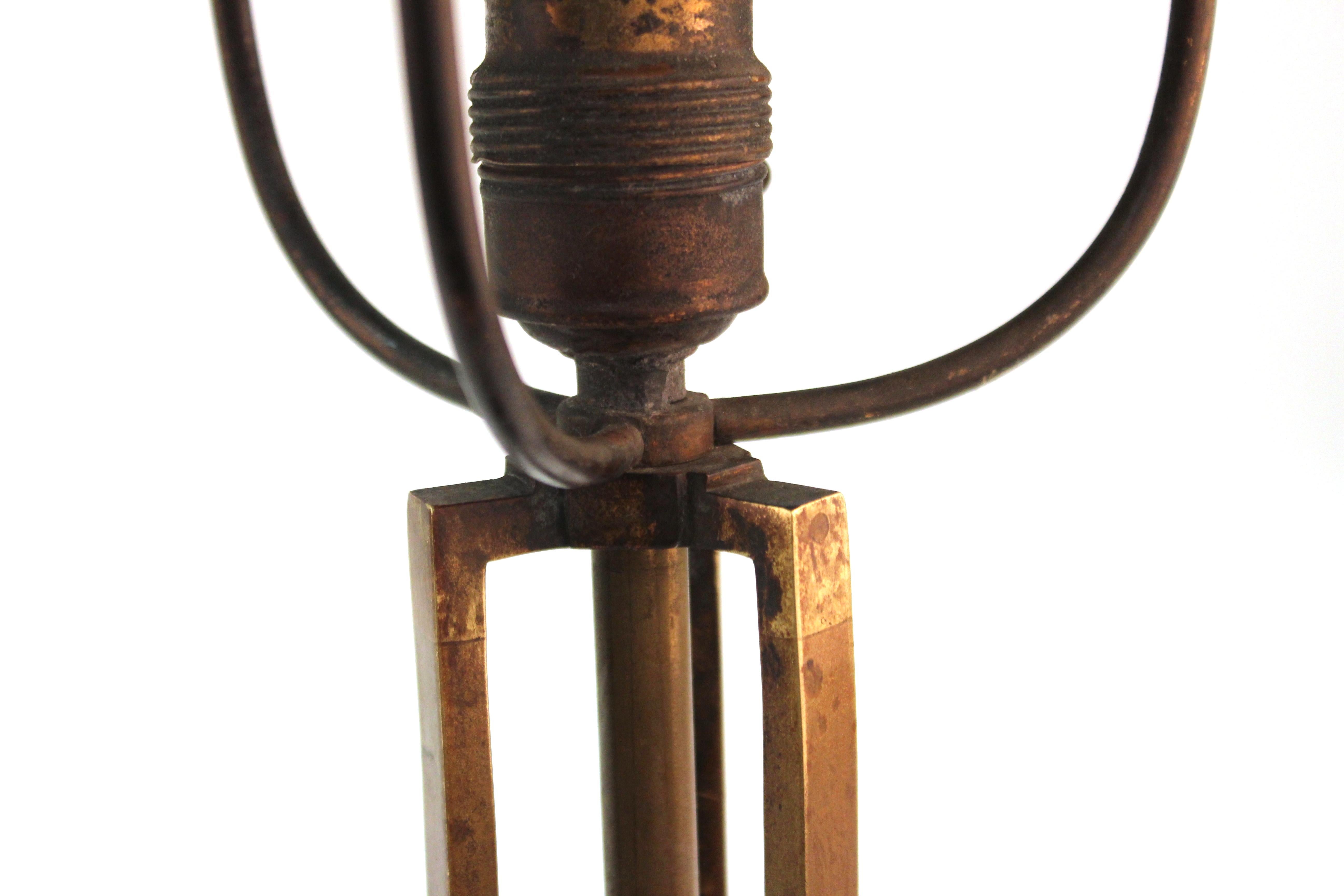 German Darmstadt Jugendstil Table Lamp Attributed to Peter Behrens 1