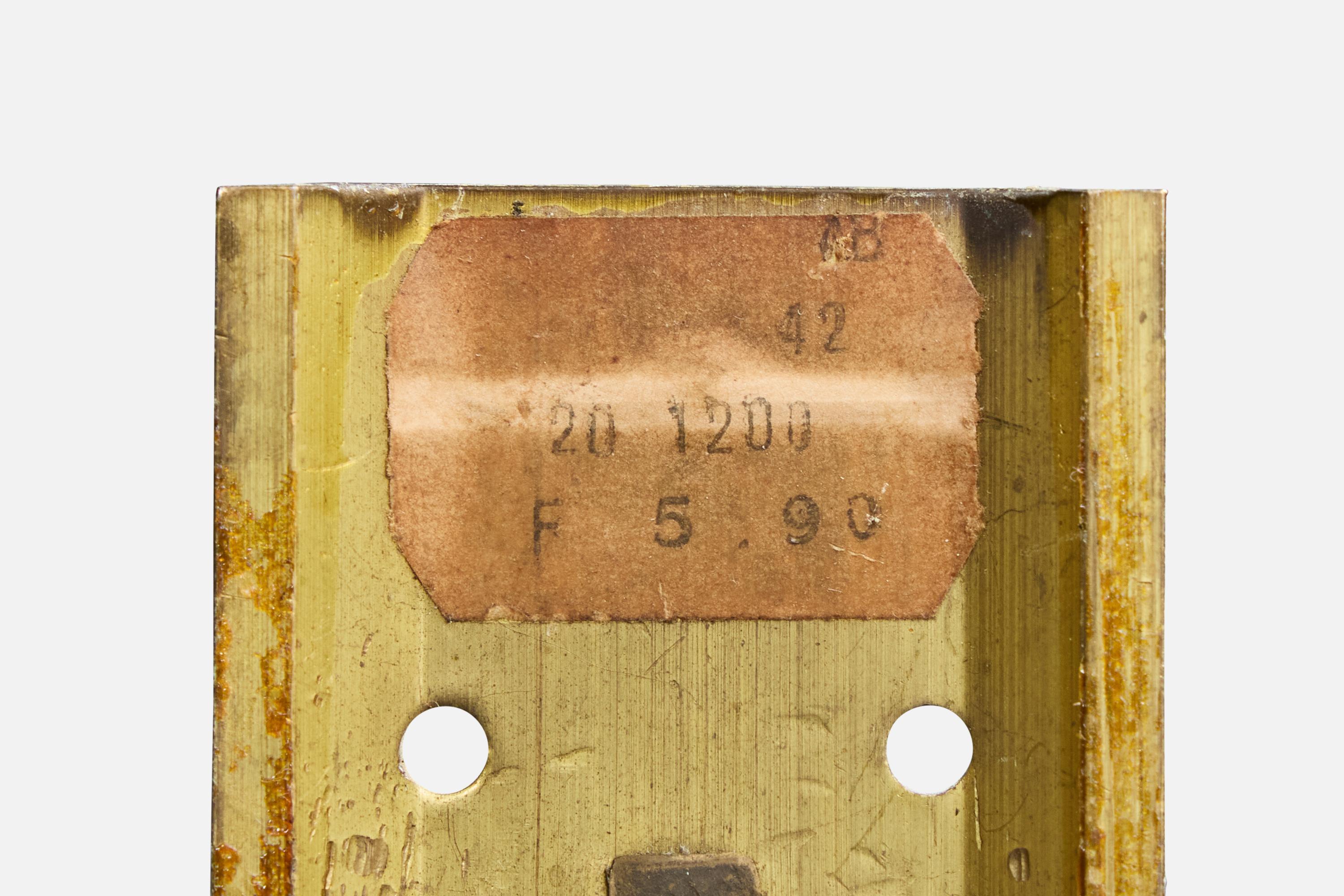 German Designer, Coat Hangers, Brass, Germany, 1920s For Sale 5