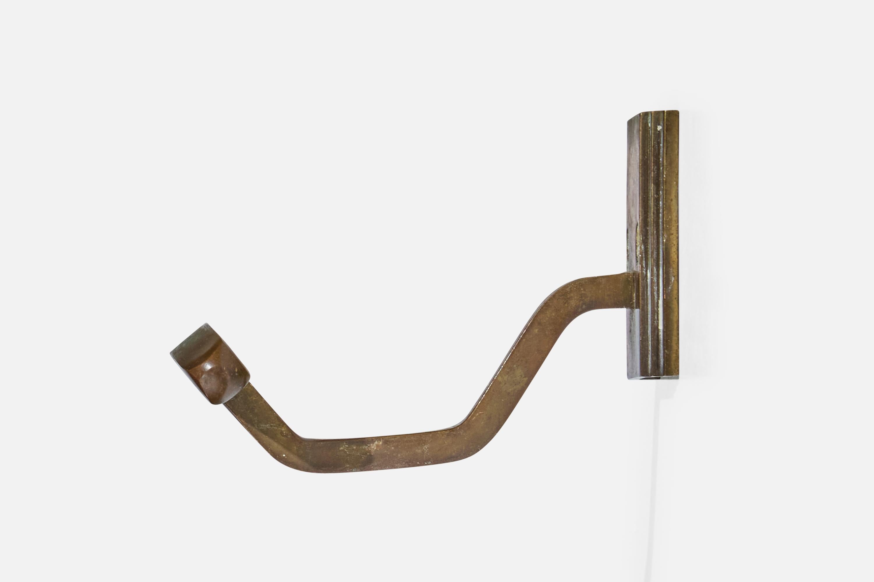 German Designer, Coat Hangers, Brass, Germany, 1920s For Sale 1