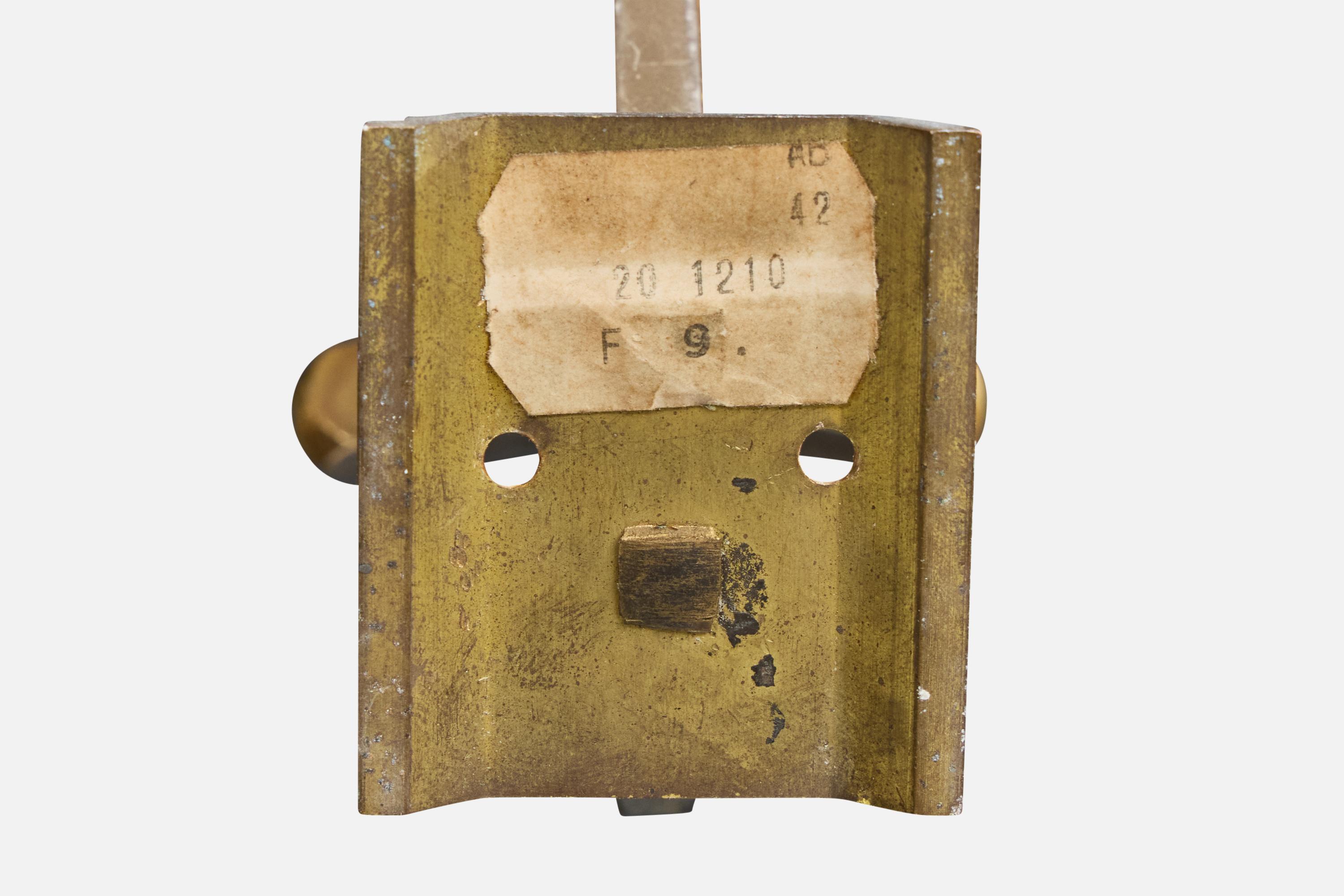 German Designer, Coat Hangers, Brass, Germany, 1920s For Sale 4