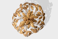 German Designer, Flush Mount, Metal, Germany, 1970s