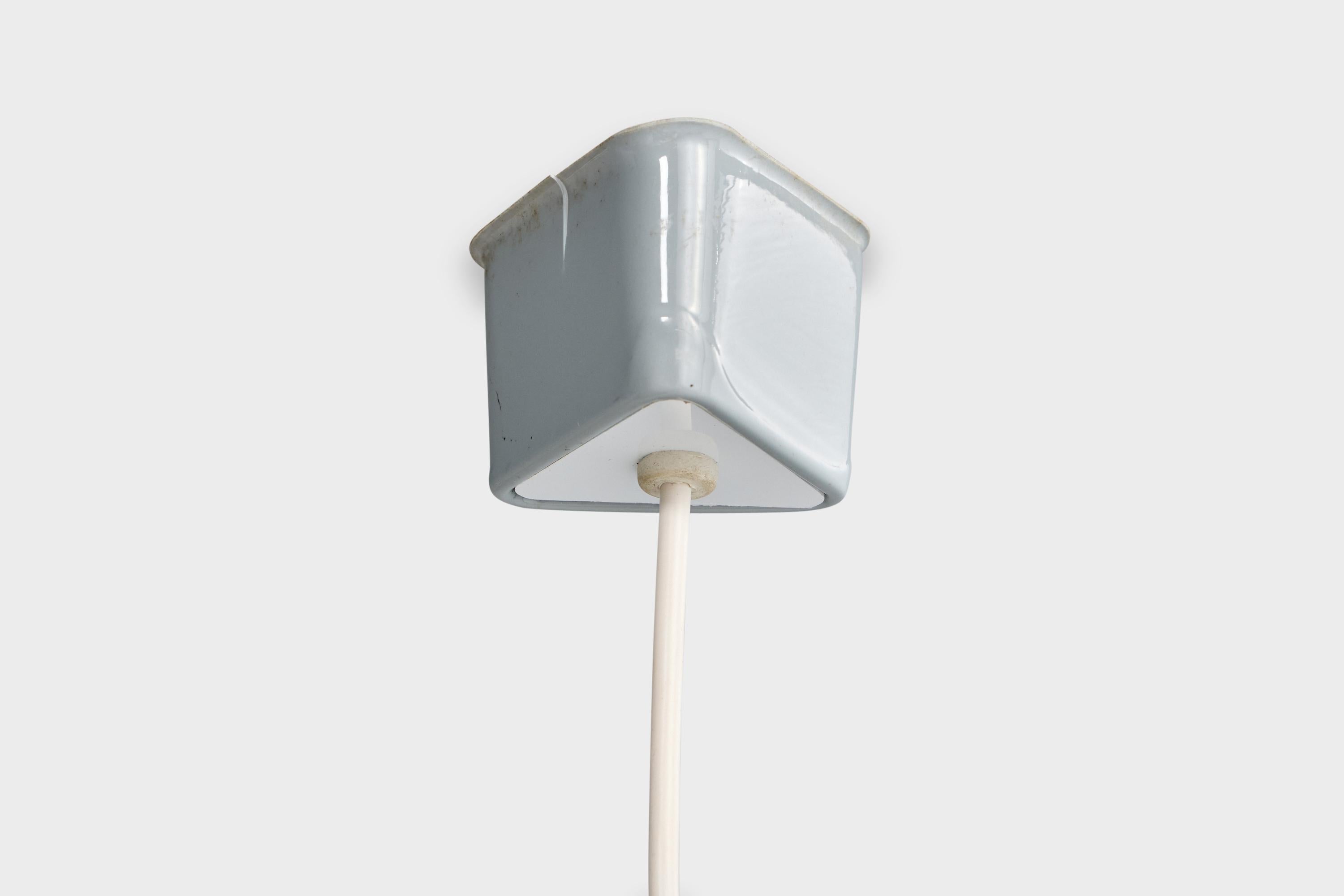 Designer allemand, suspension, métal, acrylique, Allemagne, années 1960 en vente 1