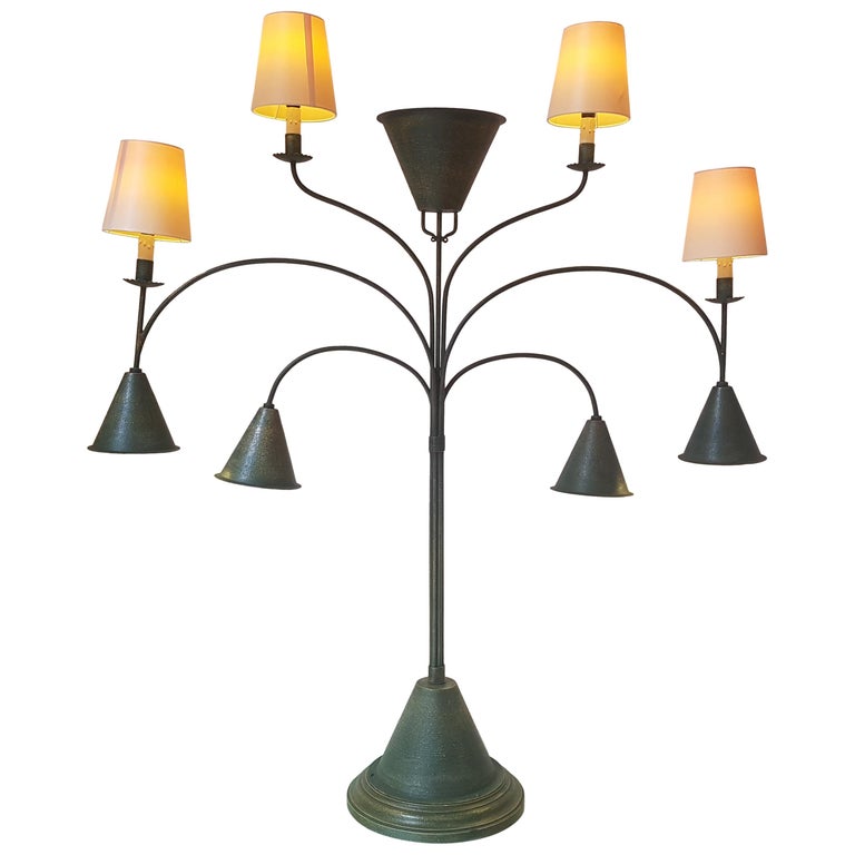 German Designer Standing Lamp For Sale at 1stdibs