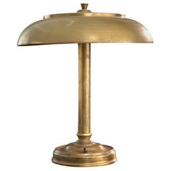 German Designer, Table Lamp, Brass, Germany, 1920s
