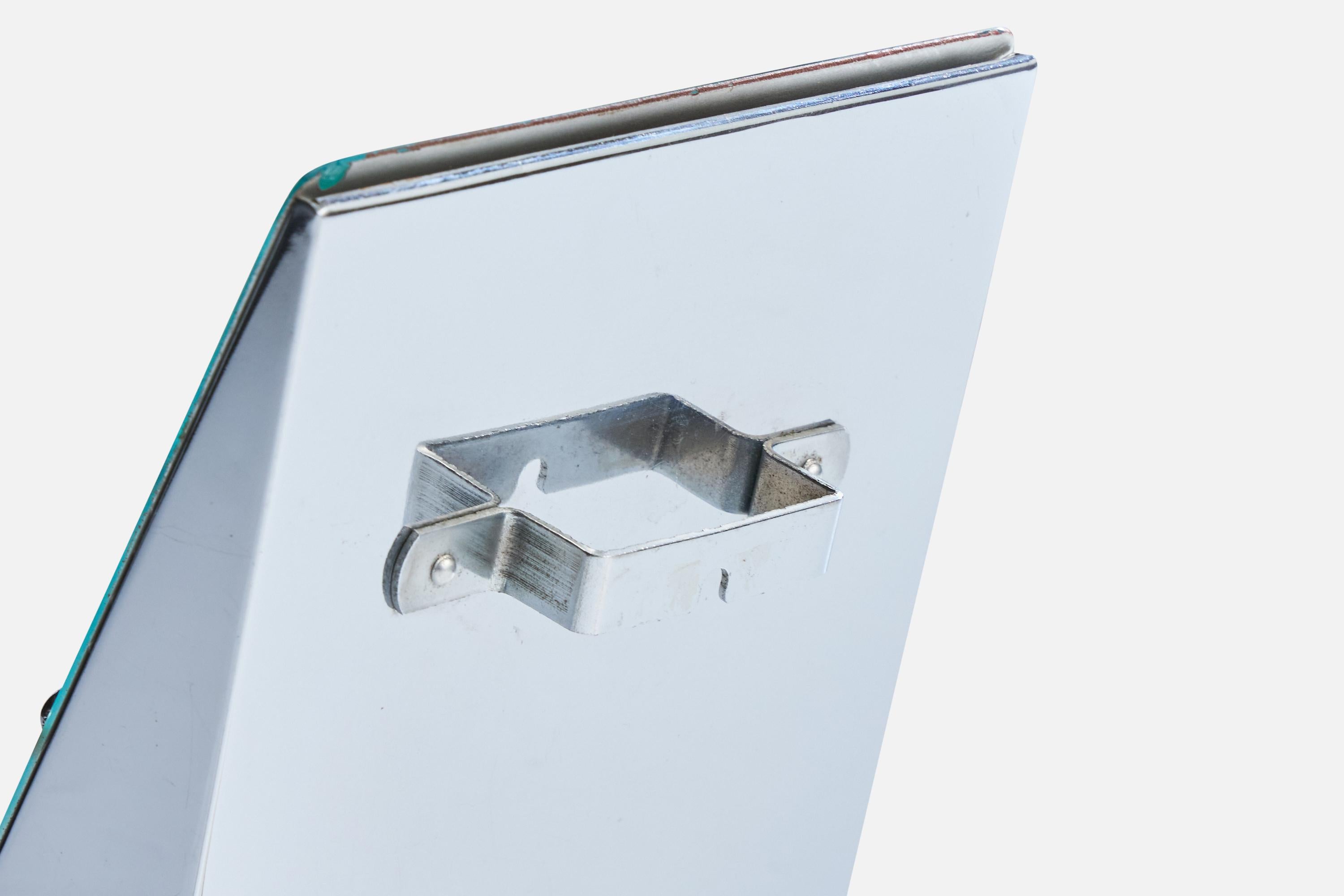 Verre Designer allemand, lampe de table, chrome, verre, Allemagne, années 1920 en vente