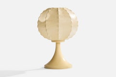 German Designer, Table Lamp, Plastic, Resin, Germany, 1970s