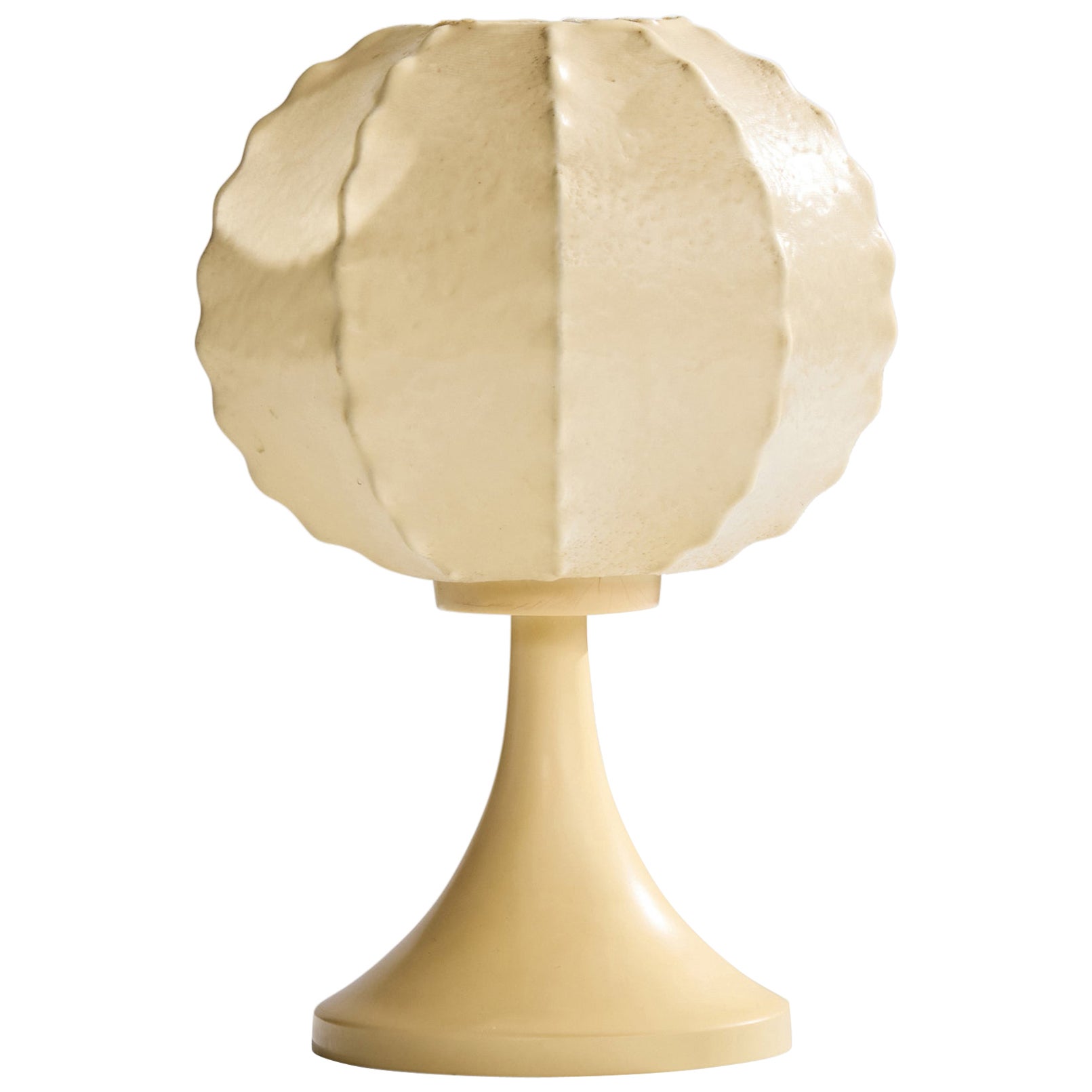 German Designer, Table Lamp, Plastic, Resin, Germany, 1970s