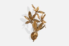 German Designer, Wall Light, Metal, Germany, 1970s