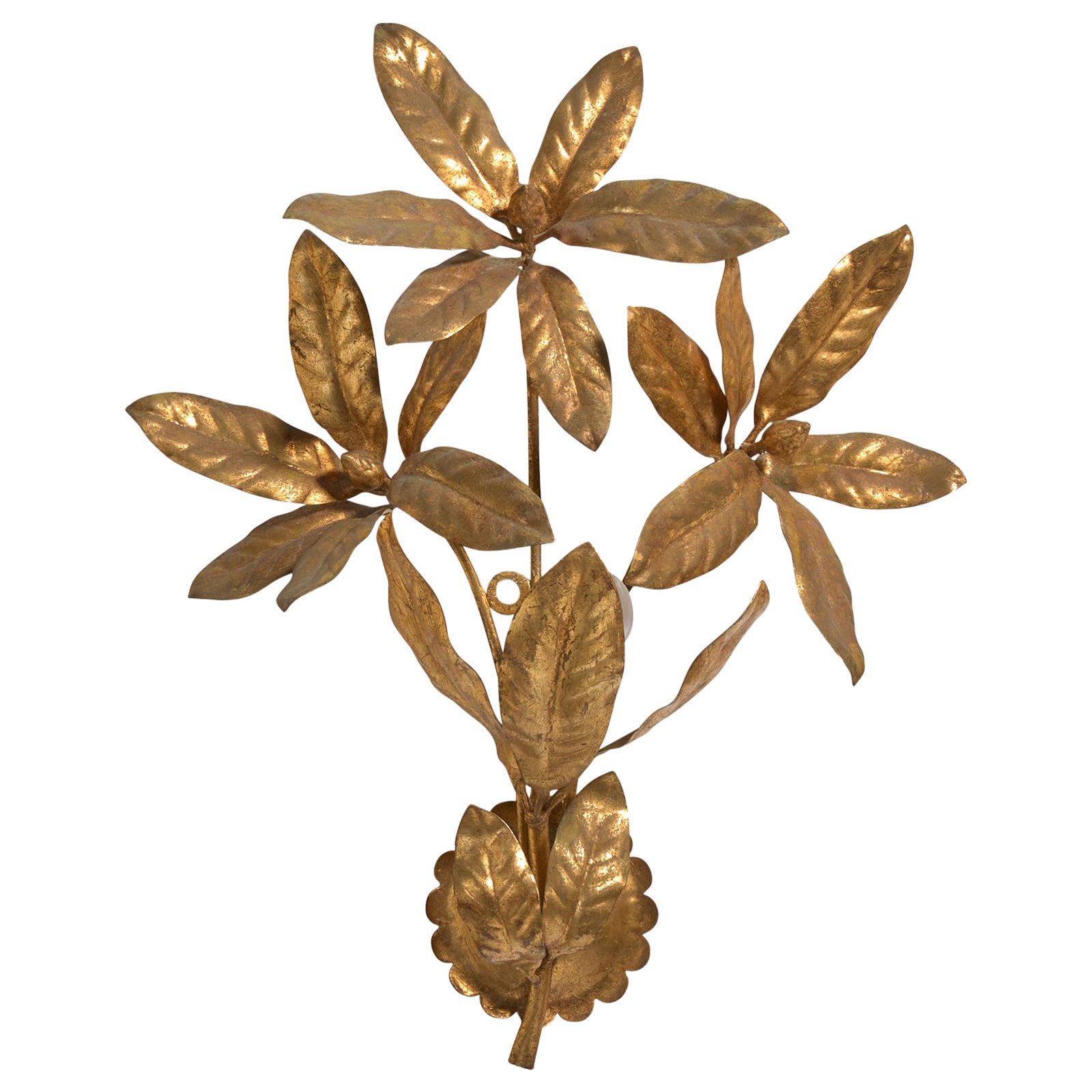 German Designer, Wall Light, Metal, Germany, 1970s