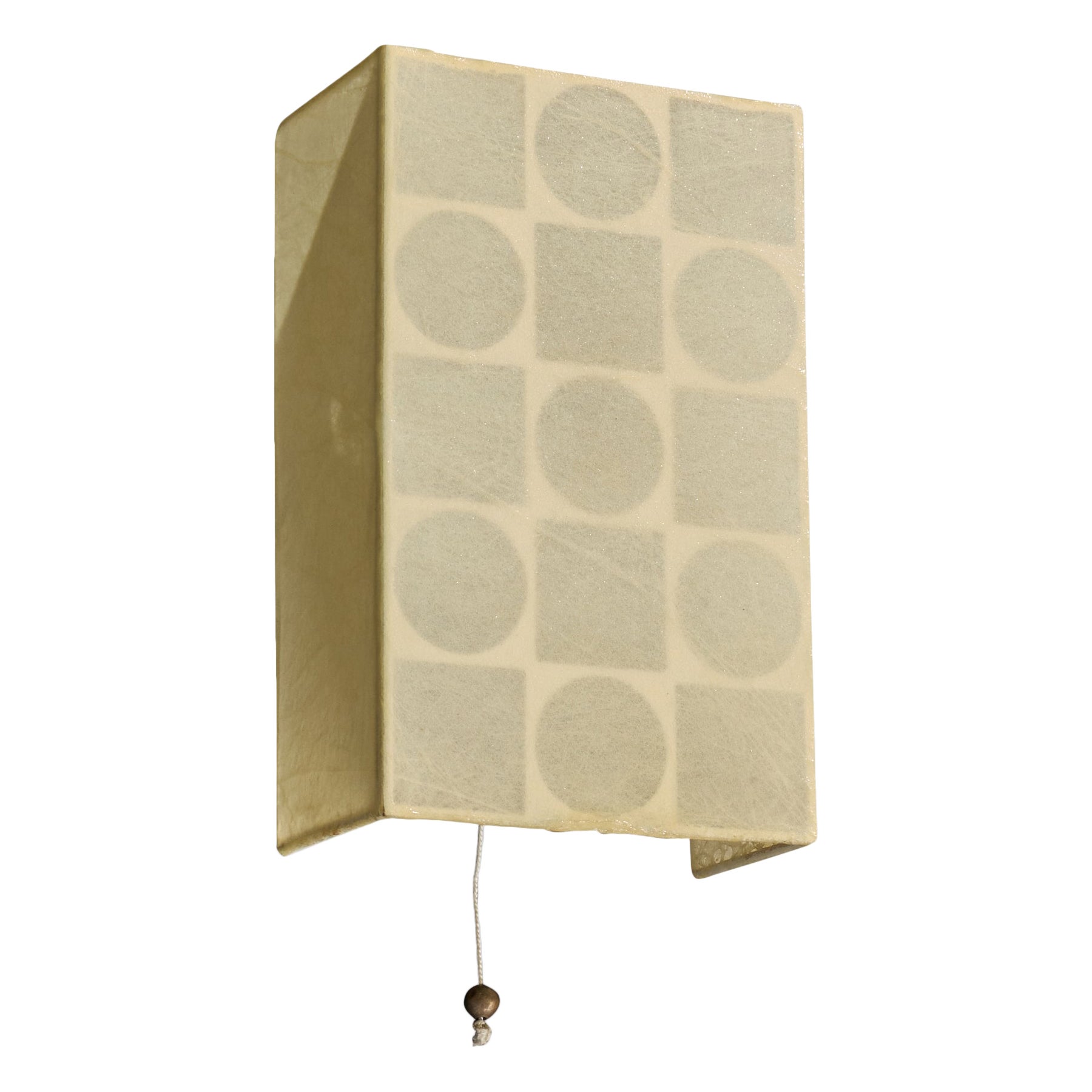 German Designer, Wall Light, Resin, Metal, Germany, 1960s