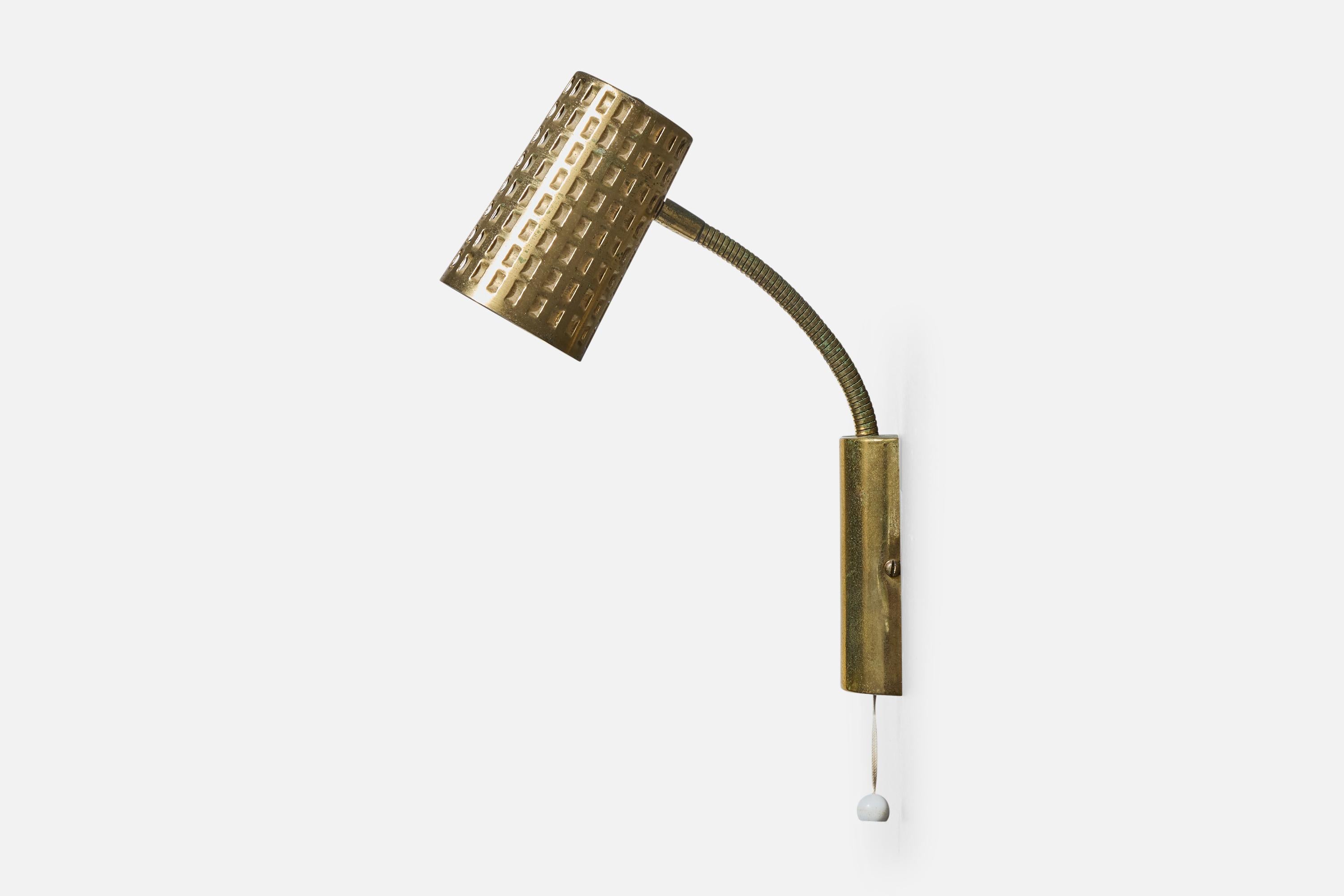 Diseñador alemán, Apliques, Latón, Alemania, Años 1950 mediados del siglo XX en venta