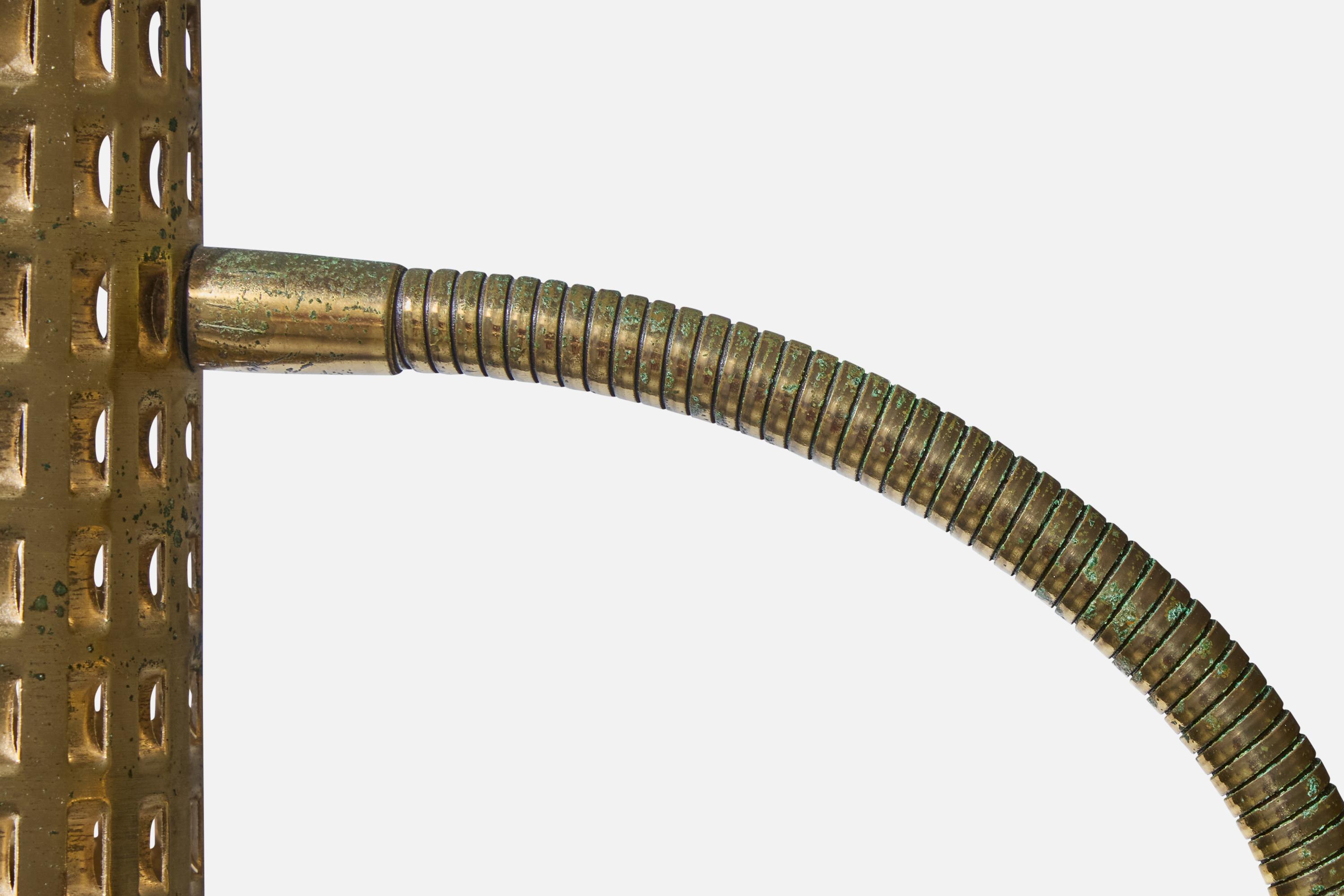 Diseñador alemán, Apliques, Latón, Alemania, Años 1950 en venta 2