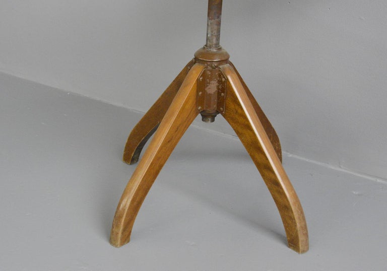 German Desk Chair by Ama Elastik, circa 1930s at 1stDibs