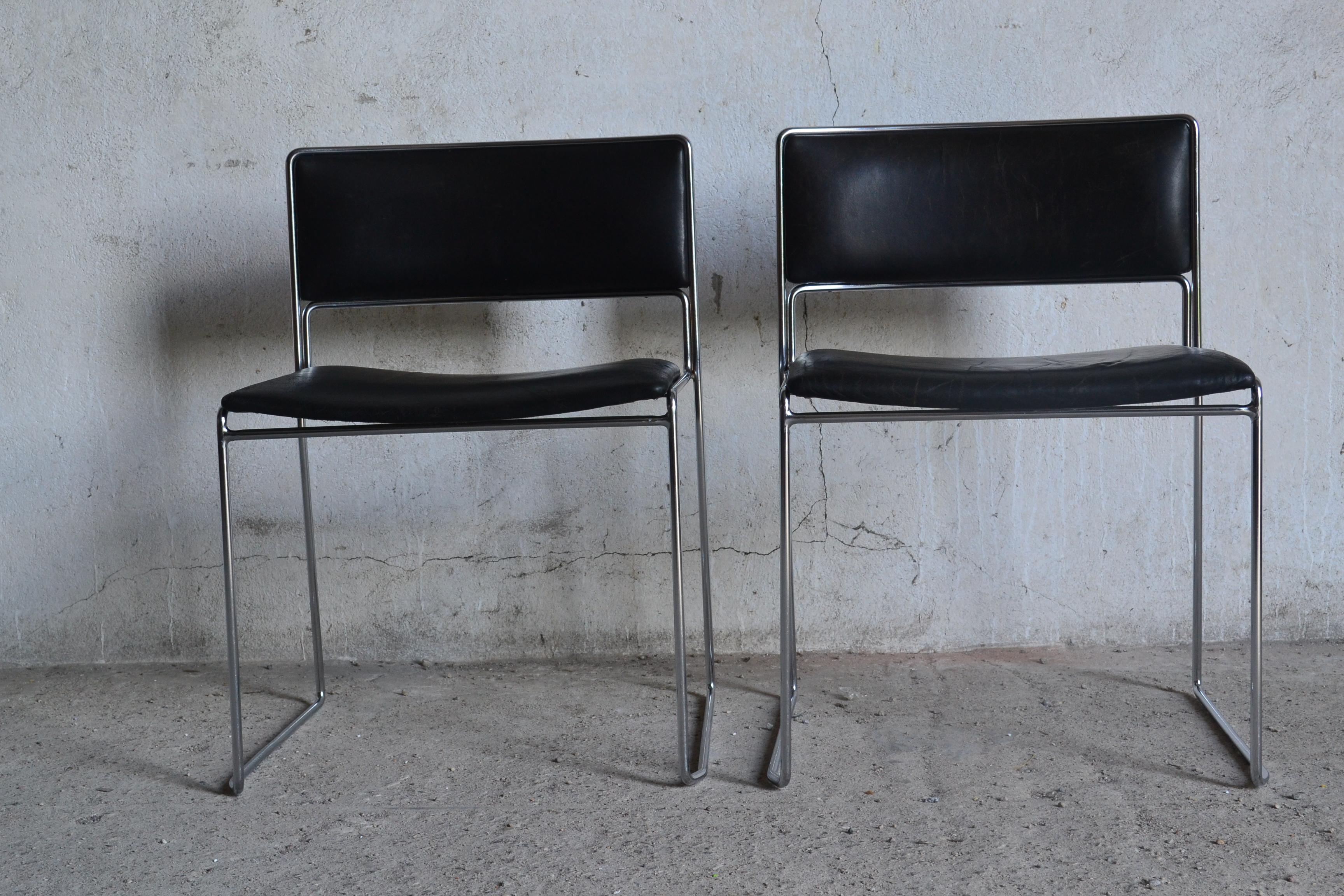 Mid-Century Modern German Desk Chairs by Preben Fabricius & Jørgen Kastholm for Kill International For Sale
