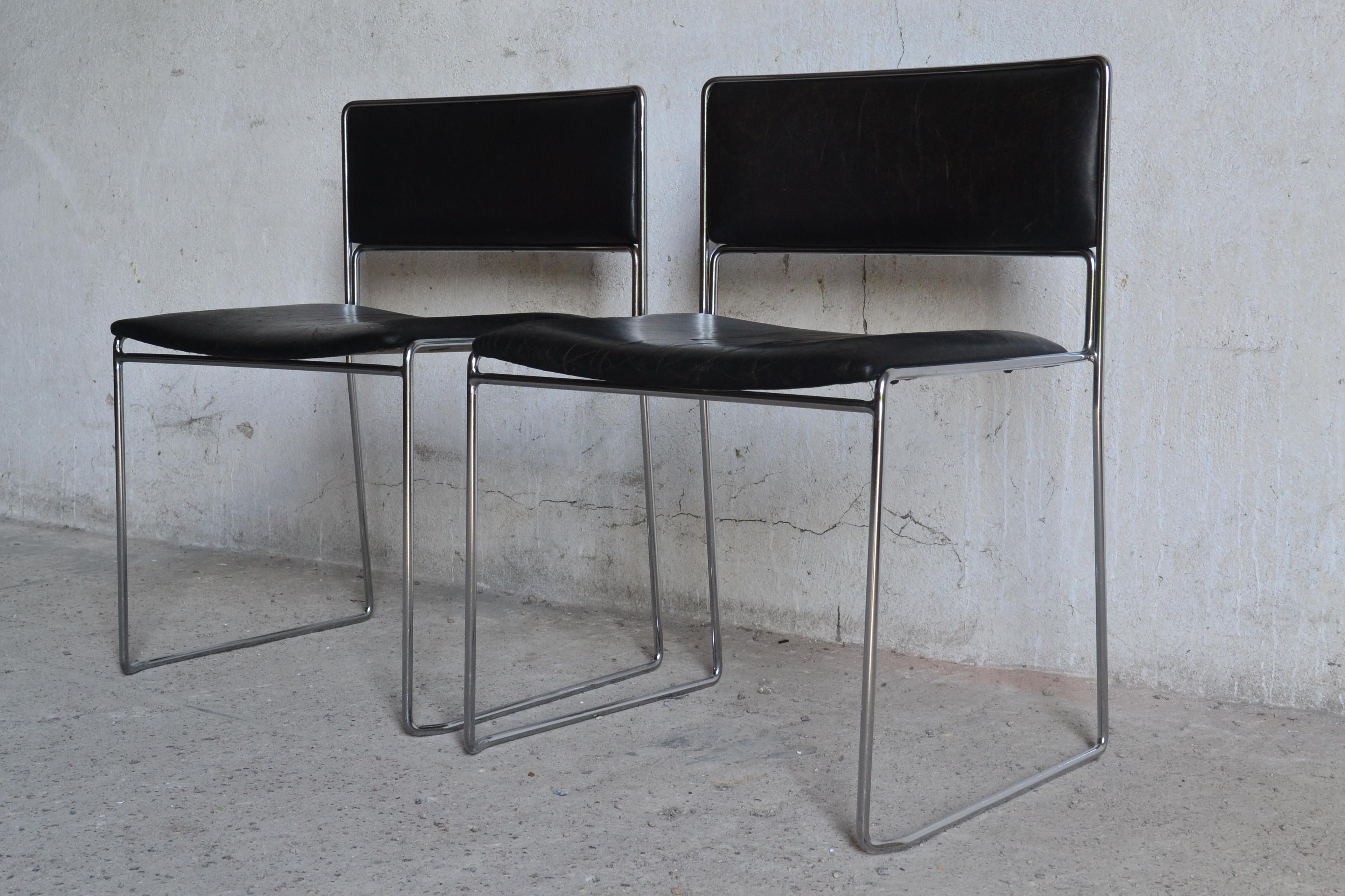 German Desk Chairs by Preben Fabricius & Jørgen Kastholm for Kill International In Good Condition For Sale In Mazowieckie, PL