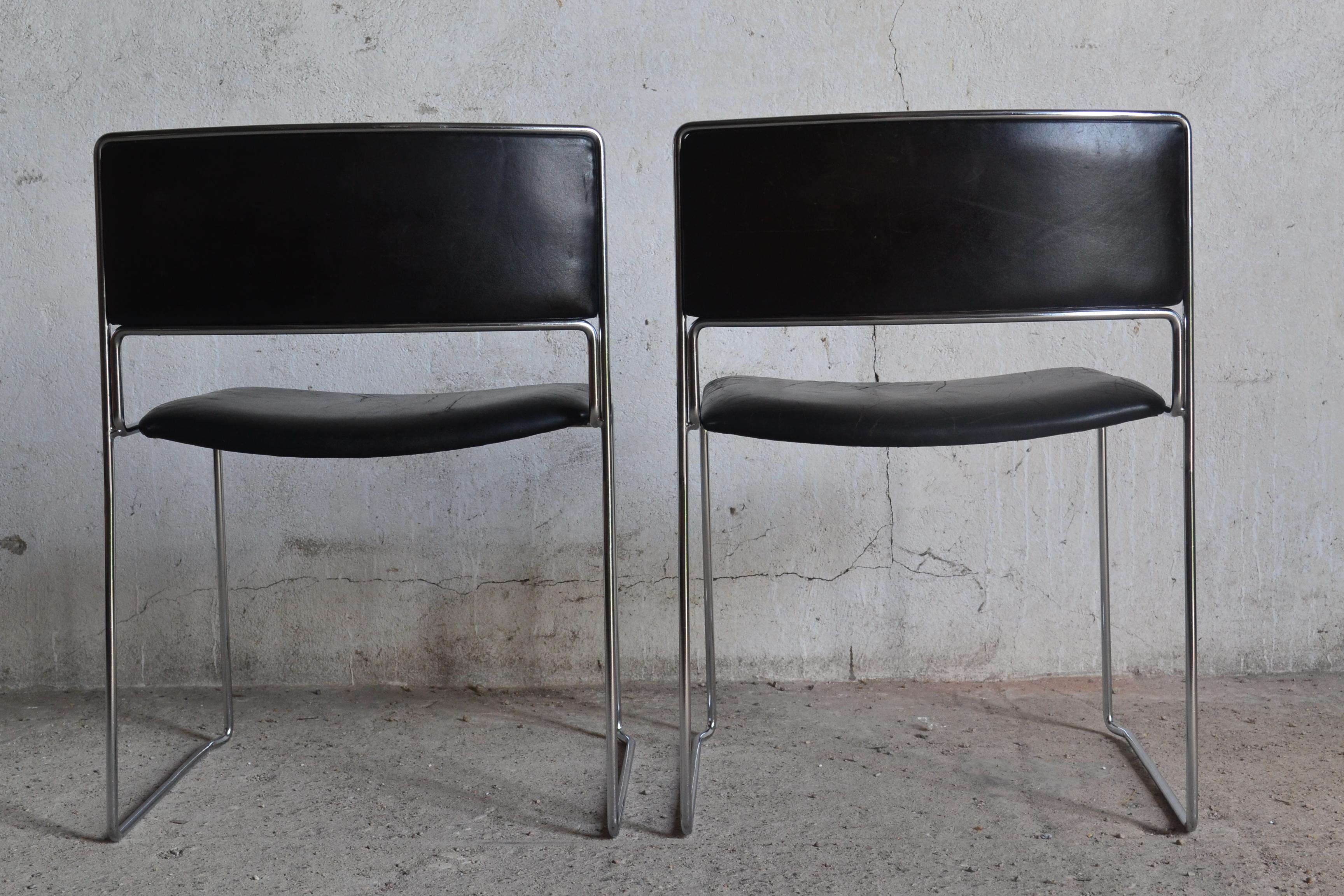 German Desk Chairs by Preben Fabricius & Jørgen Kastholm for Kill International For Sale 2