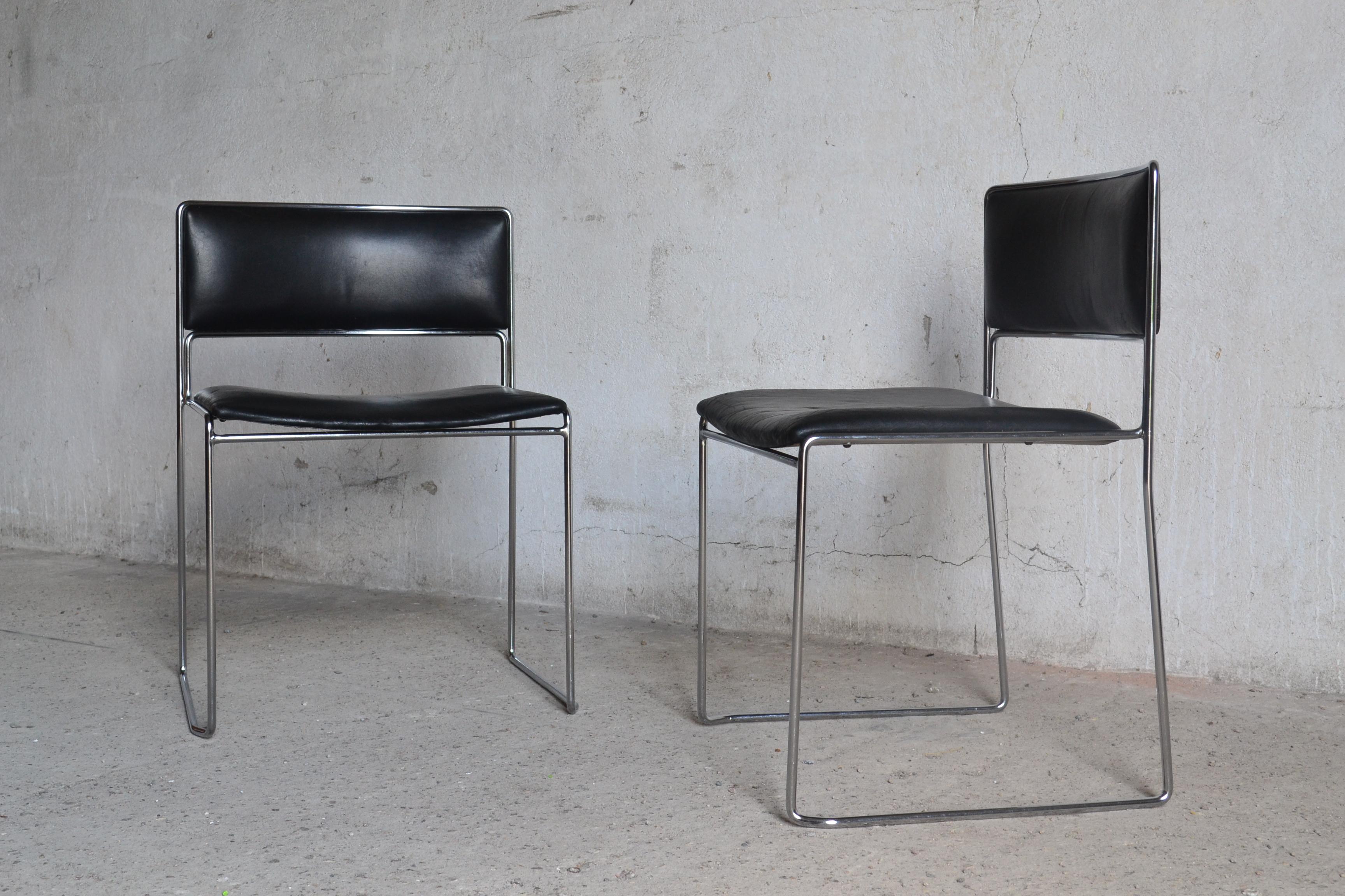German Desk Chairs by Preben Fabricius & Jørgen Kastholm for Kill International For Sale 3