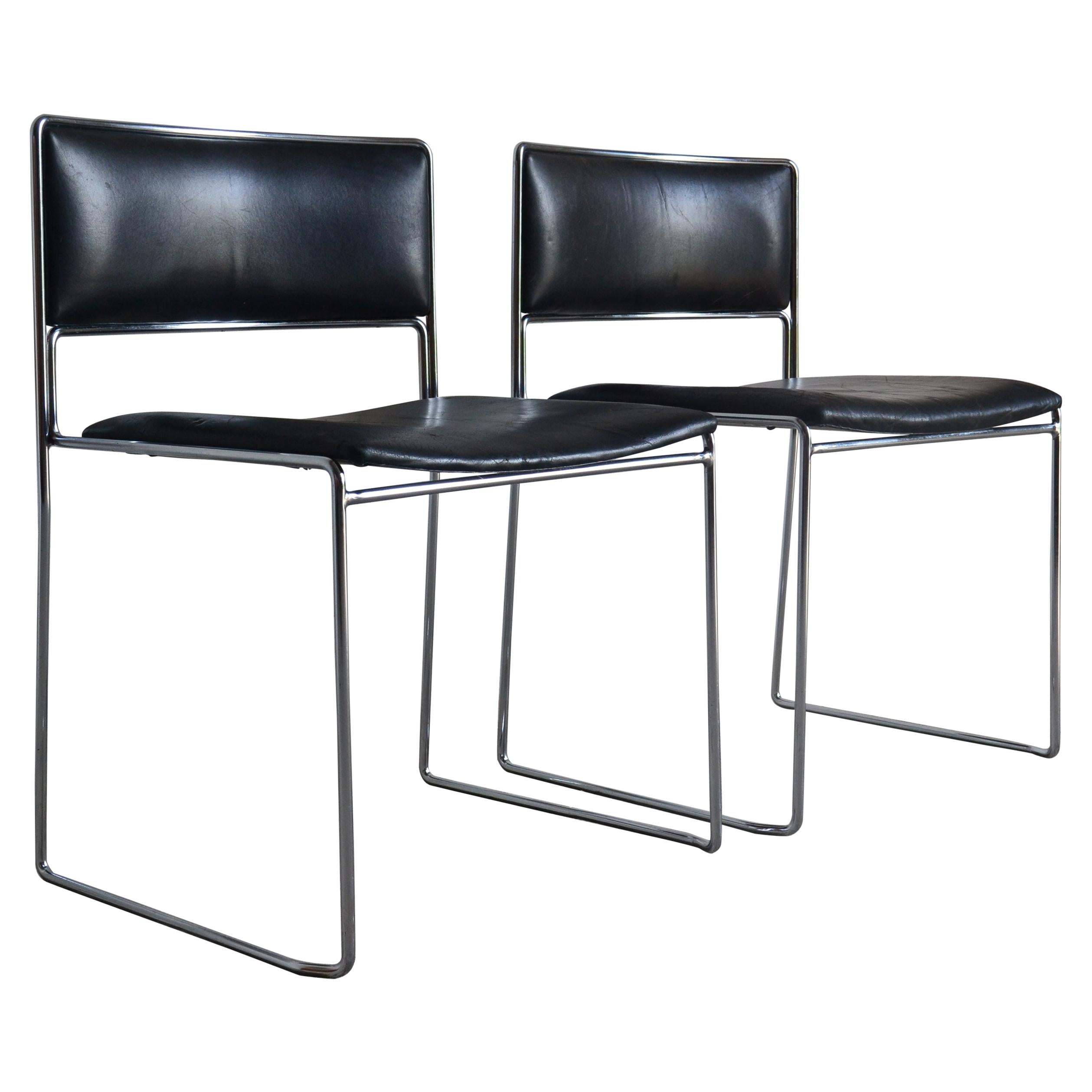 German Desk Chairs by Preben Fabricius & Jørgen Kastholm for Kill International For Sale