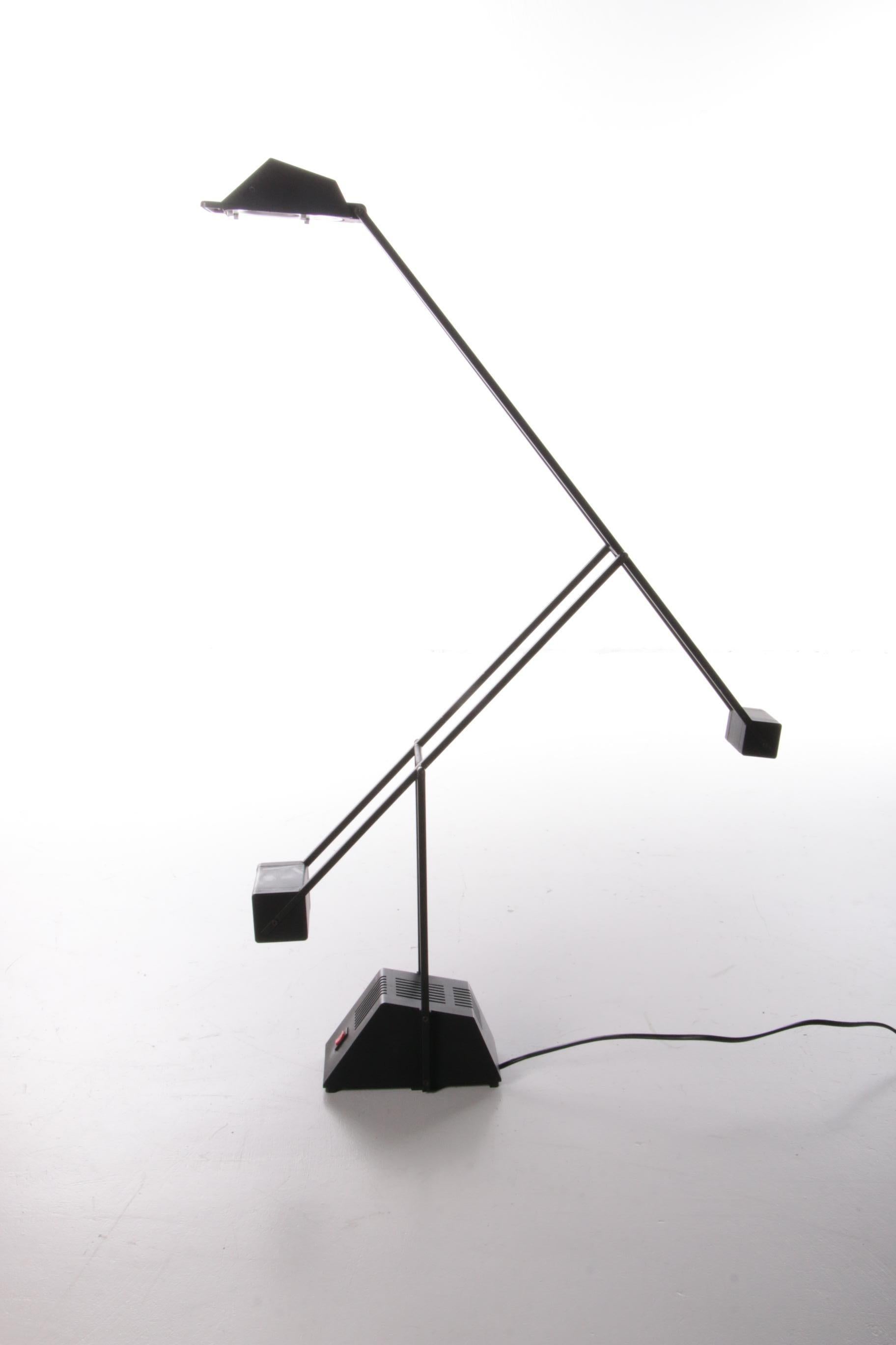 Minimalist German Desk Lamp Hustadt Leuchten, 1980s