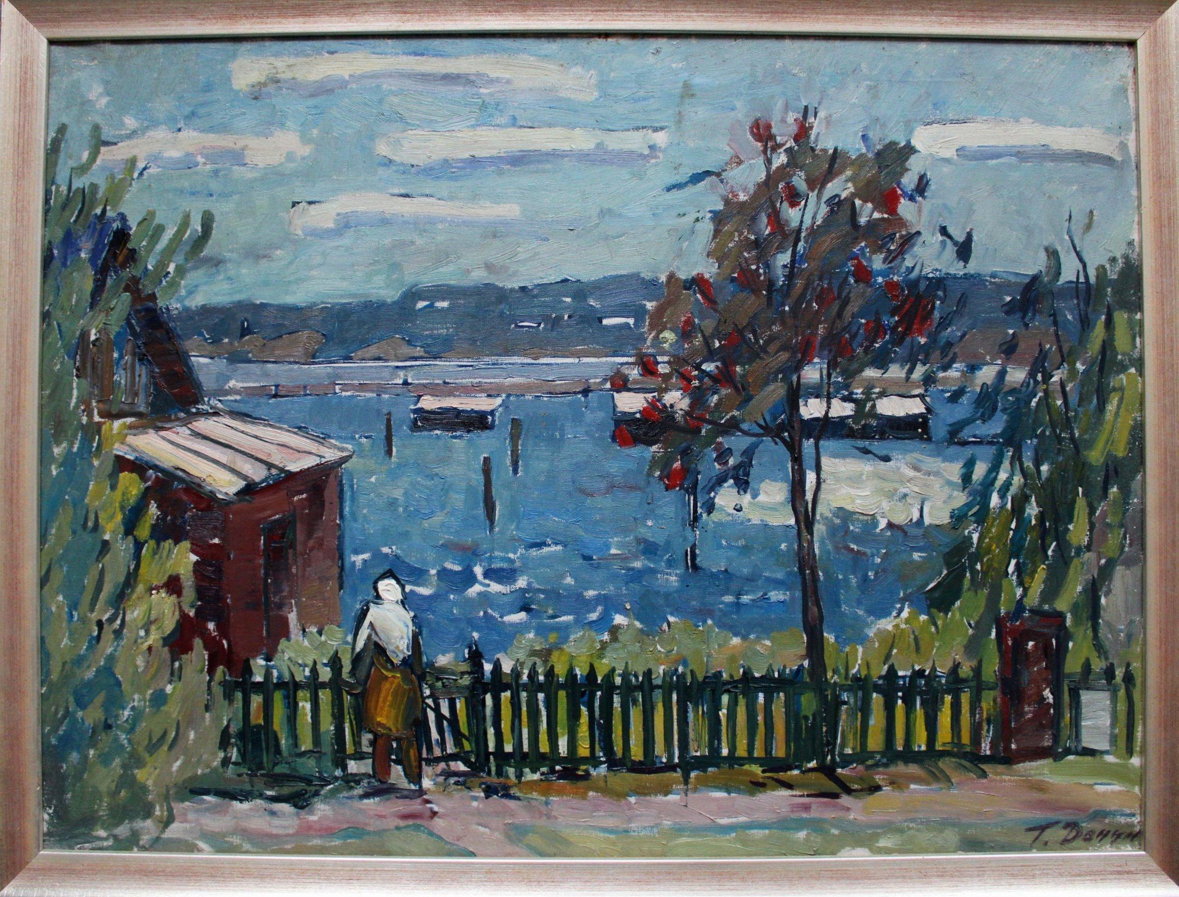 Lielupe. óleo sobre lienzo, 54x74 cm - Painting de German Dontsov